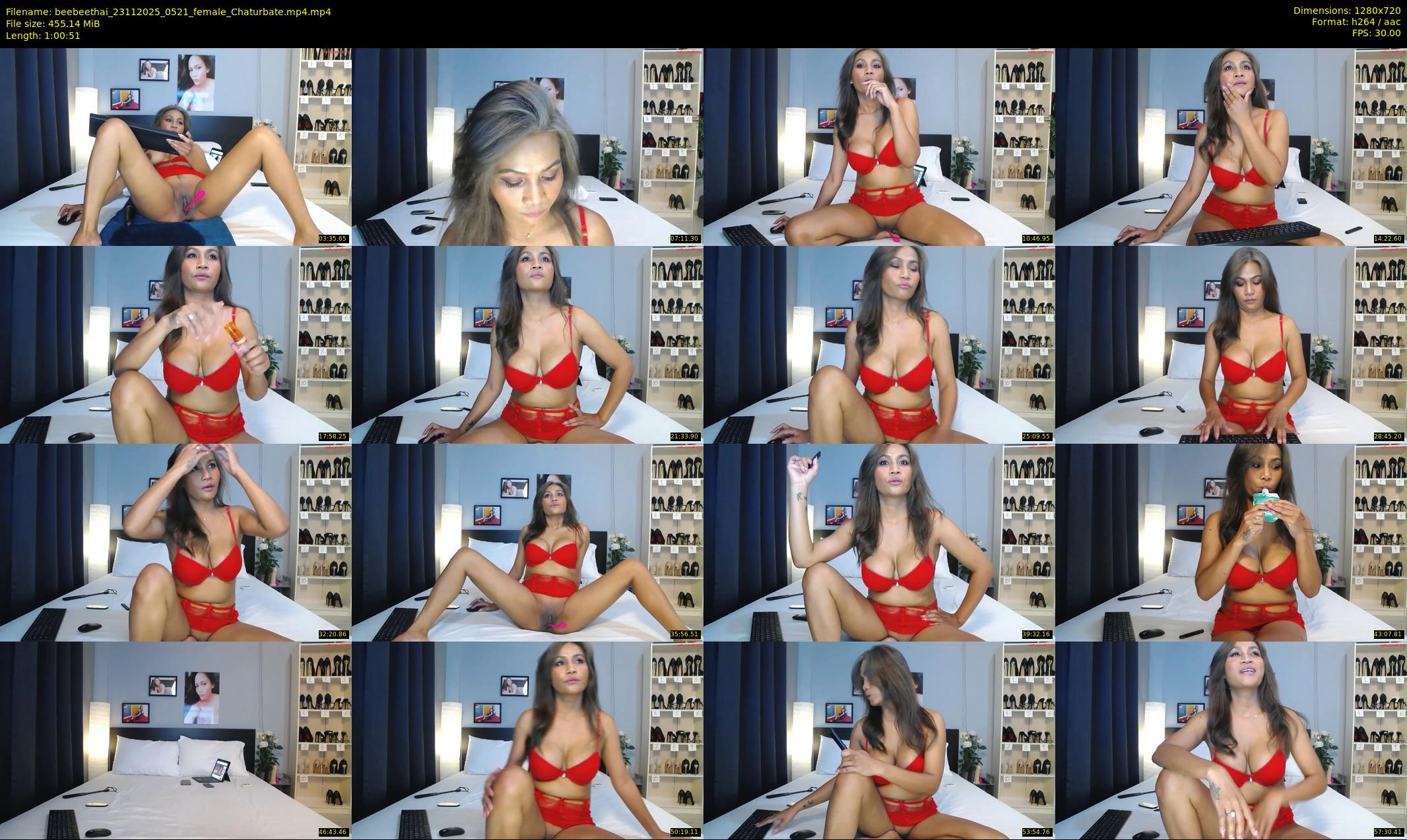 beebeethai — 61 minute Chaturbate female cam show recording, 720p, Nov 23, 2025