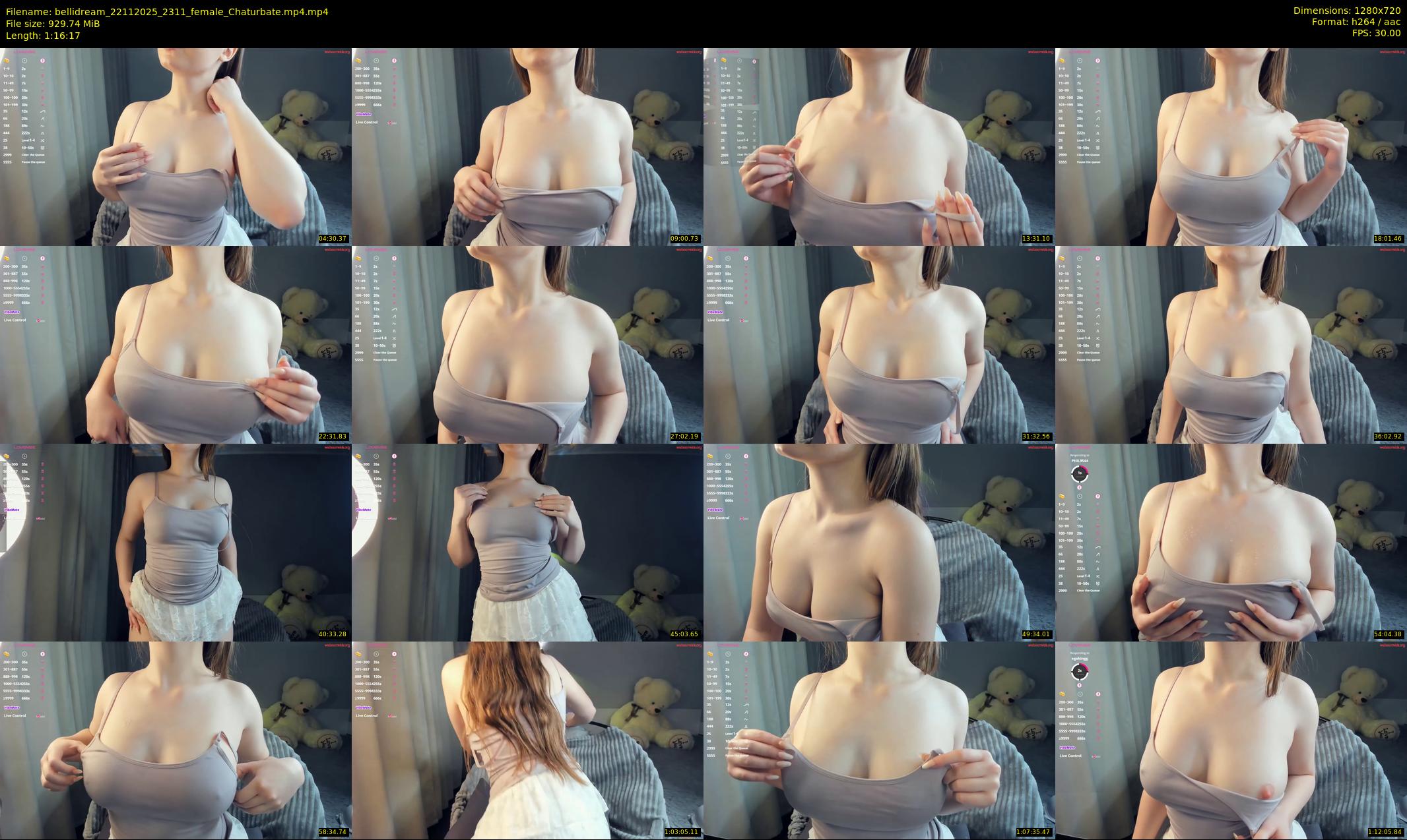 bellidream — 77 minute Chaturbate female cam show recording, 720p, Nov 22, 2025