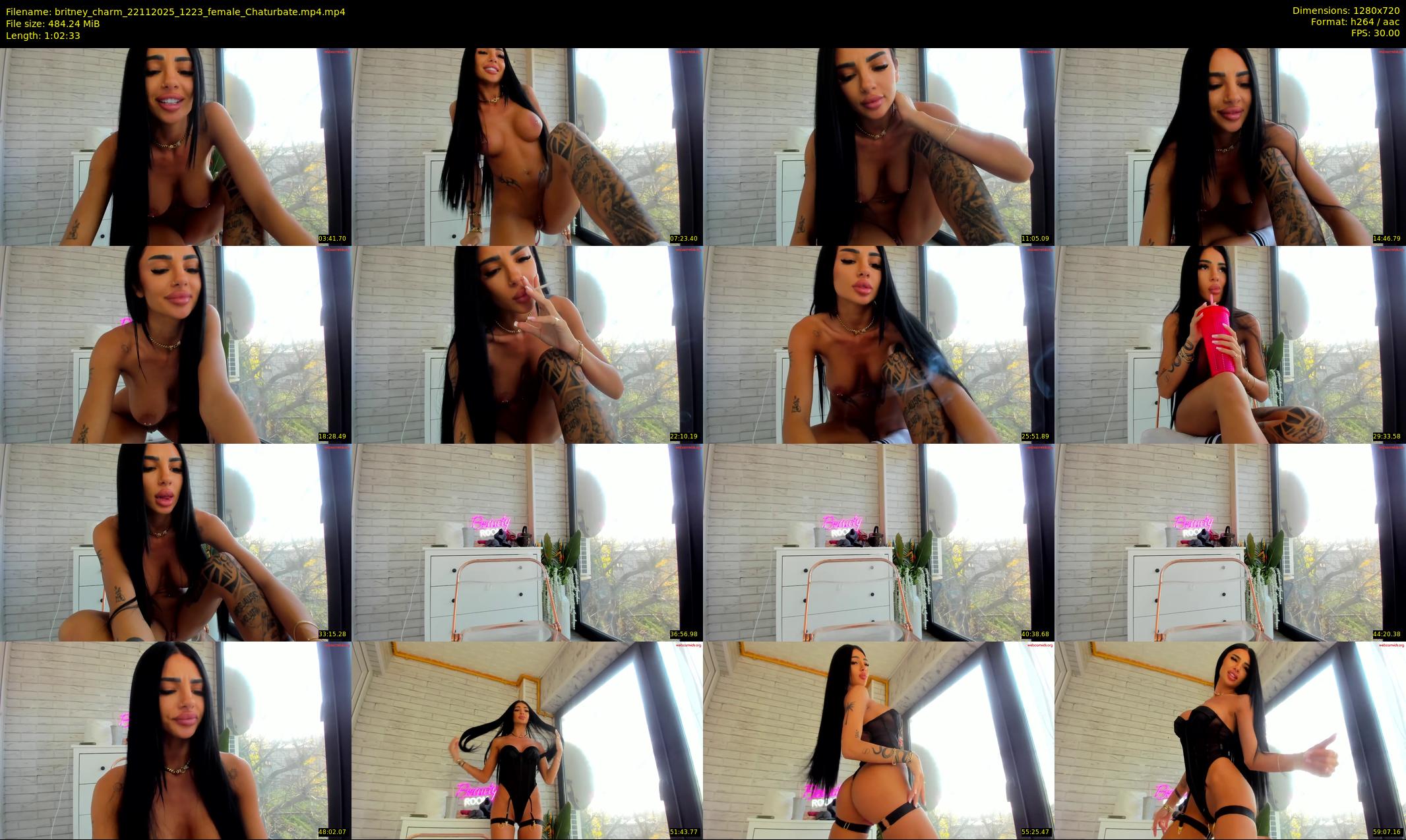 britney_charm — 63 minute Chaturbate female cam show recording, 720p, Nov 22, 2025