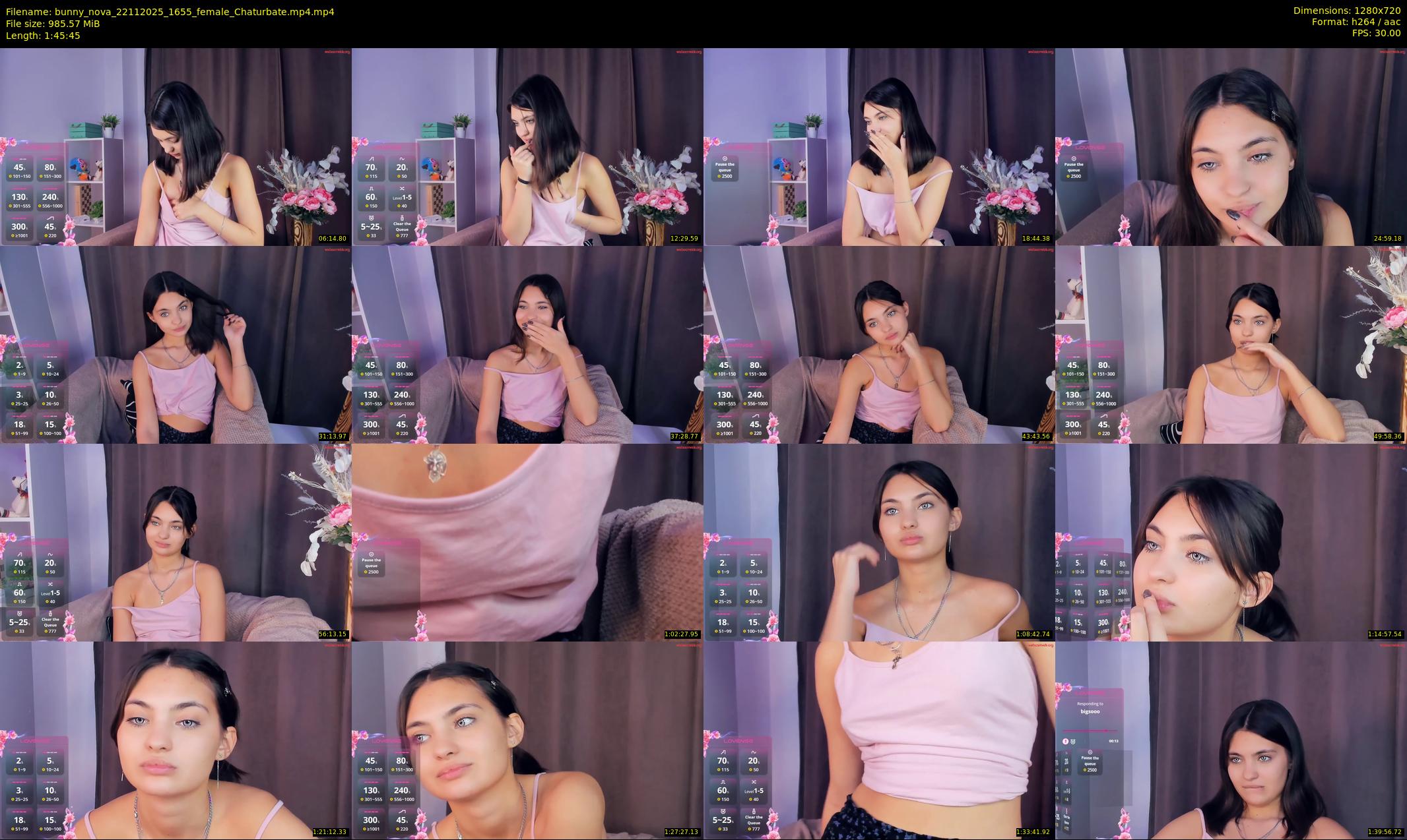 bunny_nova — 106 minute Chaturbate female cam show recording, 720p, Nov 22, 2025