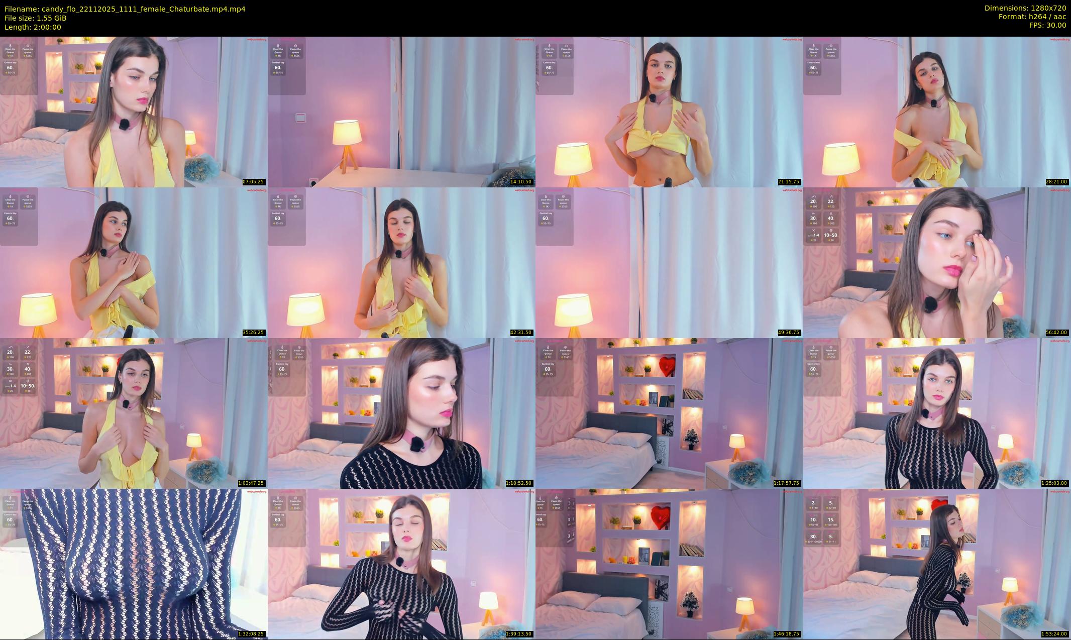 candy_flo — 120 minute Chaturbate female cam show recording, 720p, Nov 22, 2025