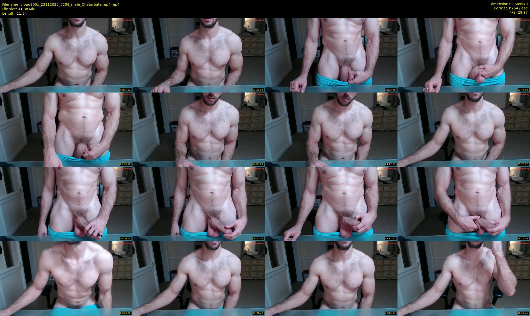 cloud900x — 12 minute Chaturbate male cam show recording, 480p, Nov 23, 2025