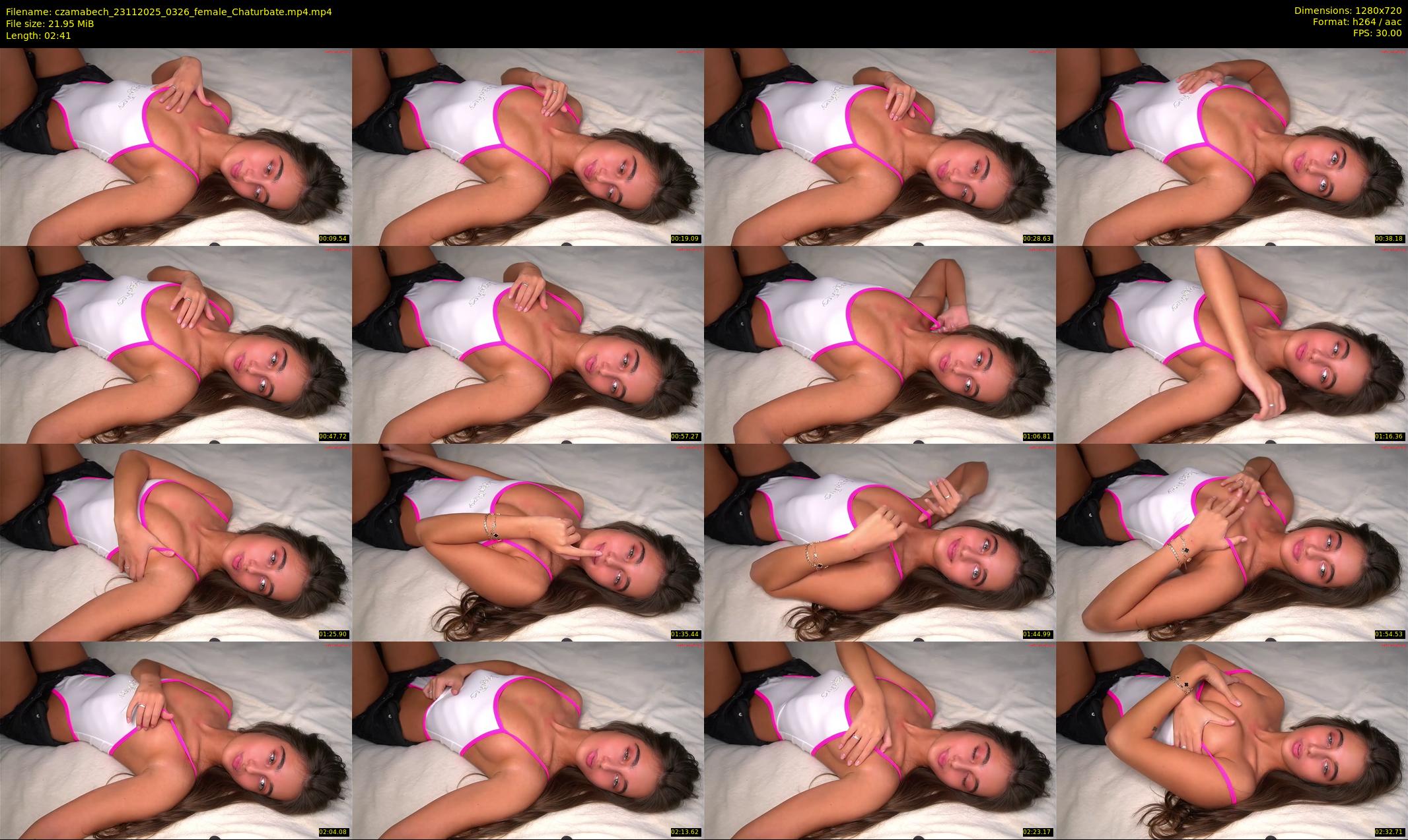 czamabech — 3 minute Chaturbate female cam show recording, 720p, Nov 23, 2025