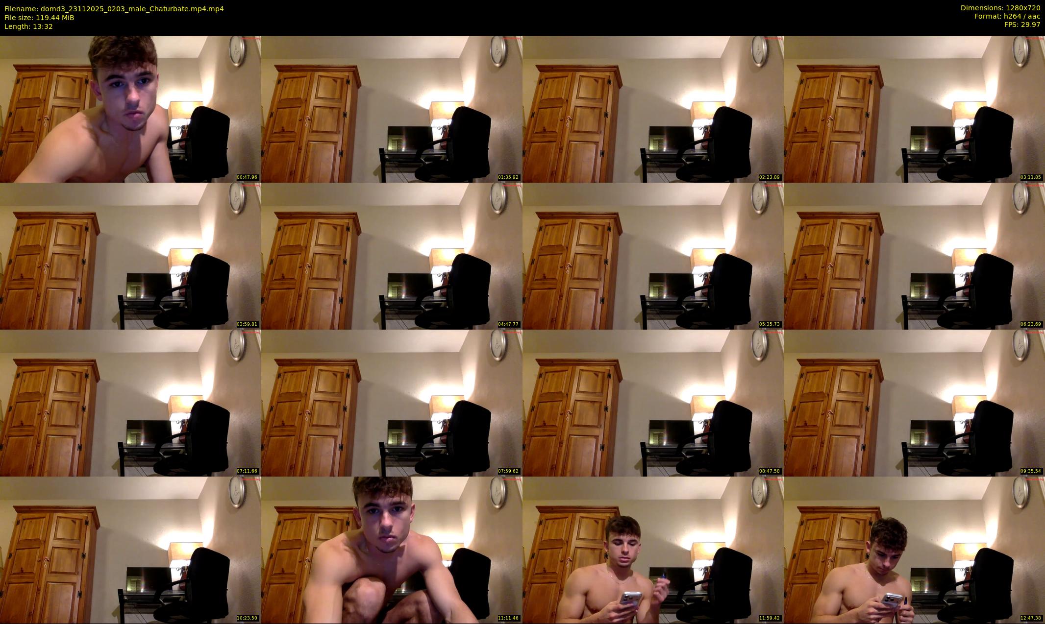 domd3 — 14 minute Chaturbate male cam show recording, 720p, Nov 23, 2025