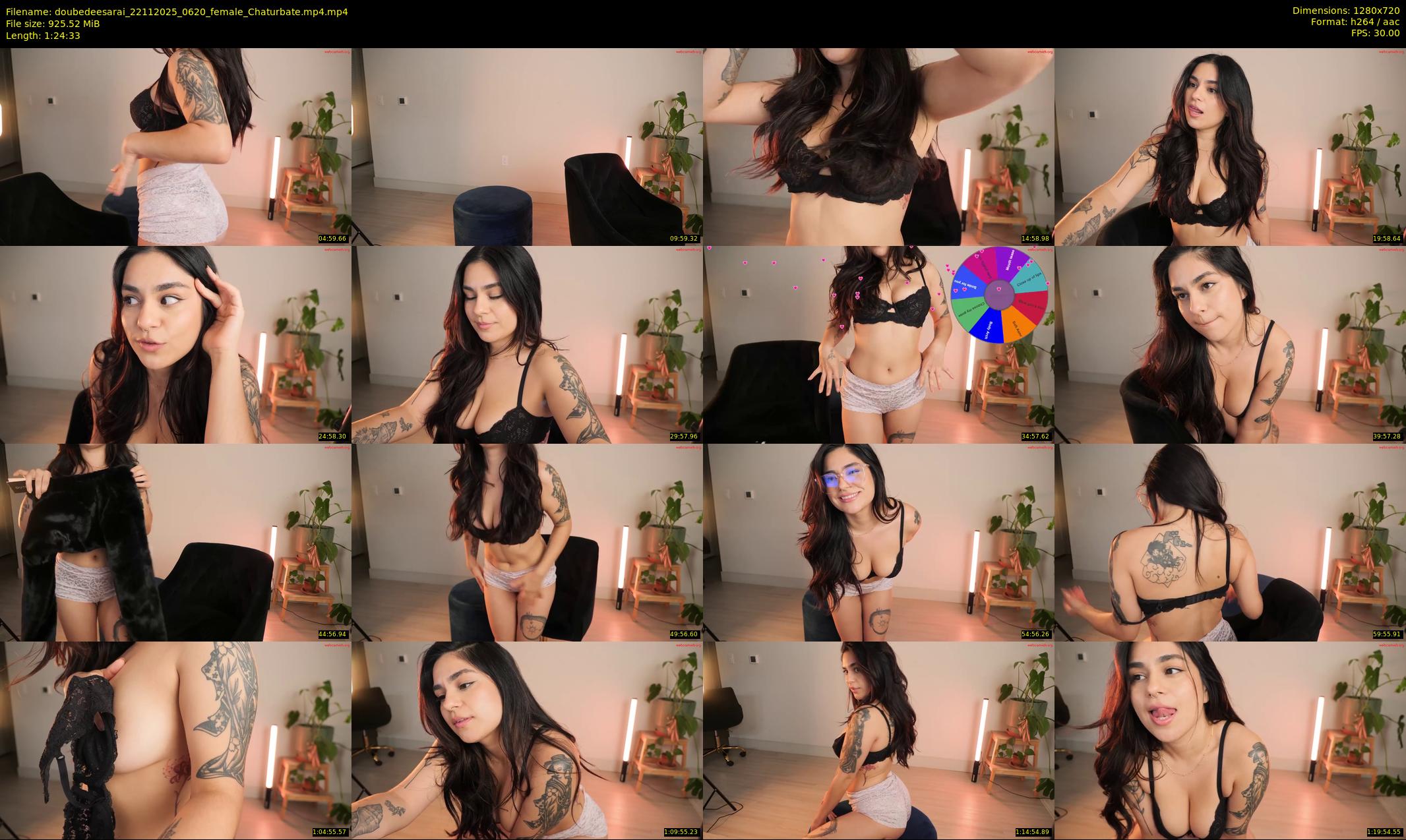 doubedeesarai — 85 minute Chaturbate female cam show recording, 720p, Nov 22, 2025