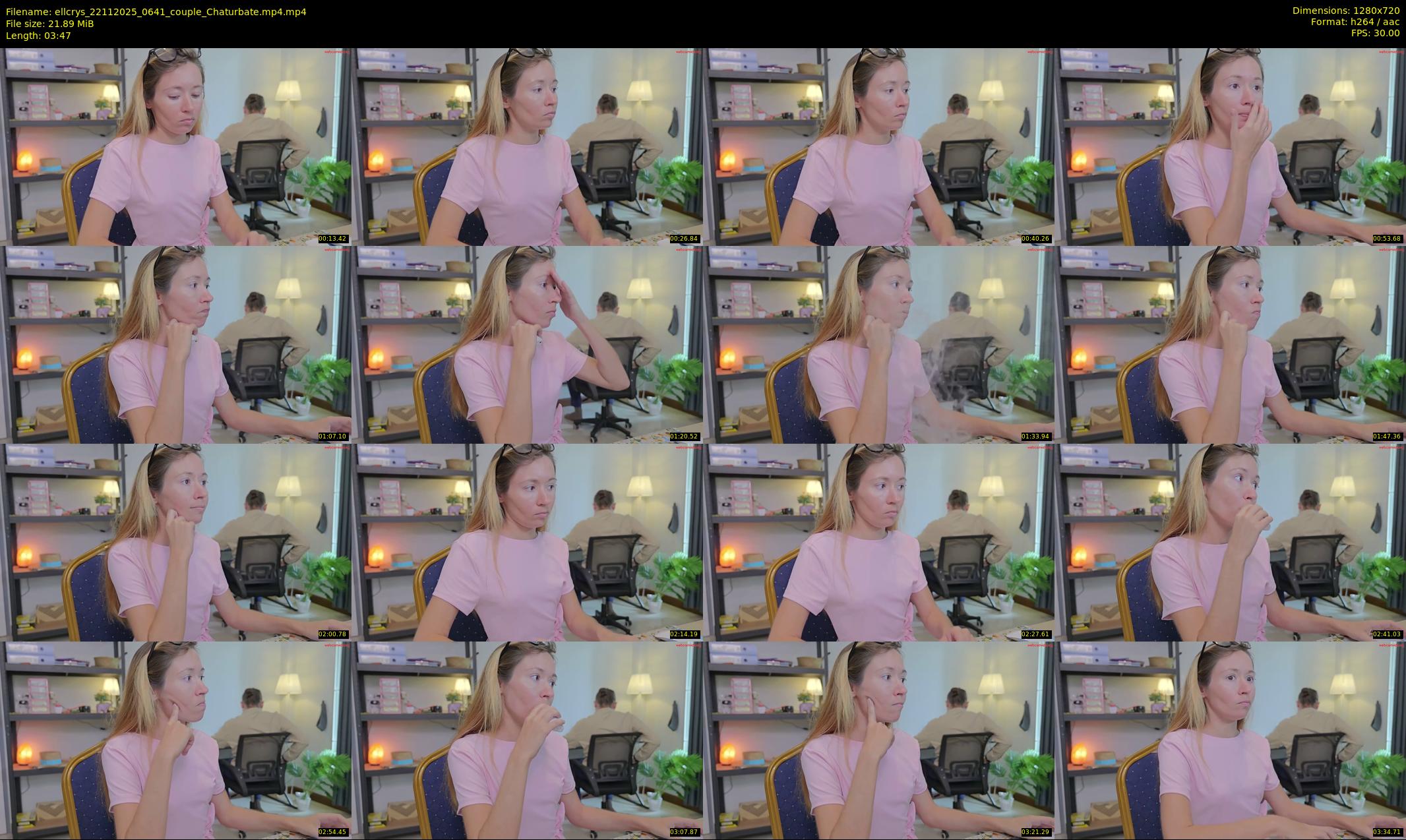 ellcrys — 4 minute Chaturbate couple cam show recording, 720p, Nov 22, 2025