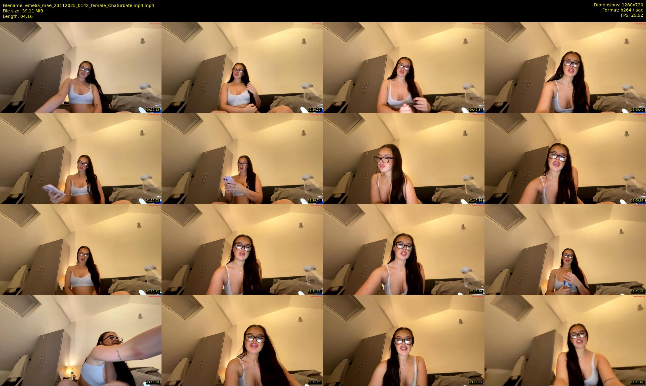 emelia_mae — 5 minute Chaturbate female cam show recording, 720p, Nov 23, 2025