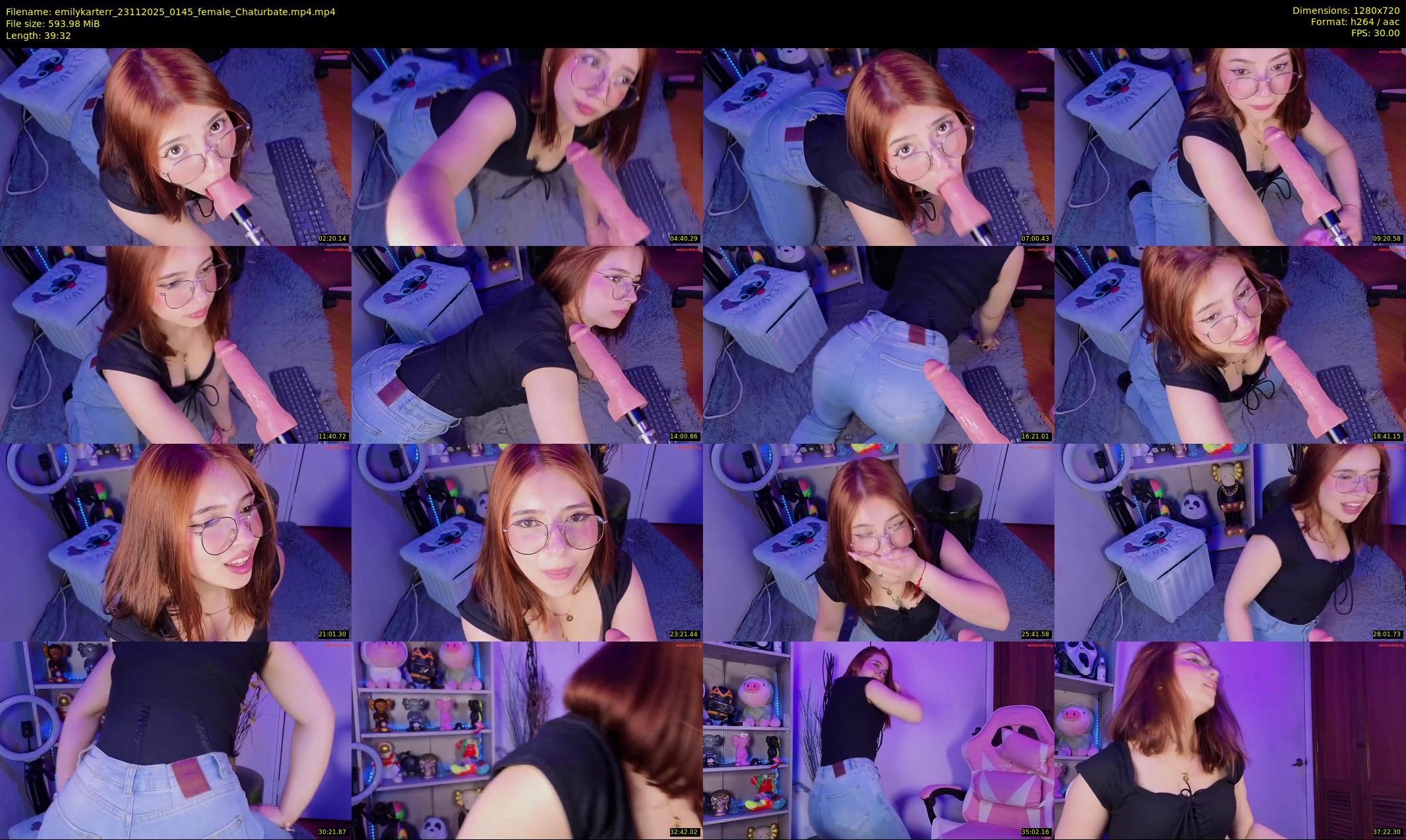 emilykarterr — 40 minute Chaturbate female cam show recording, 720p, Nov 23, 2025