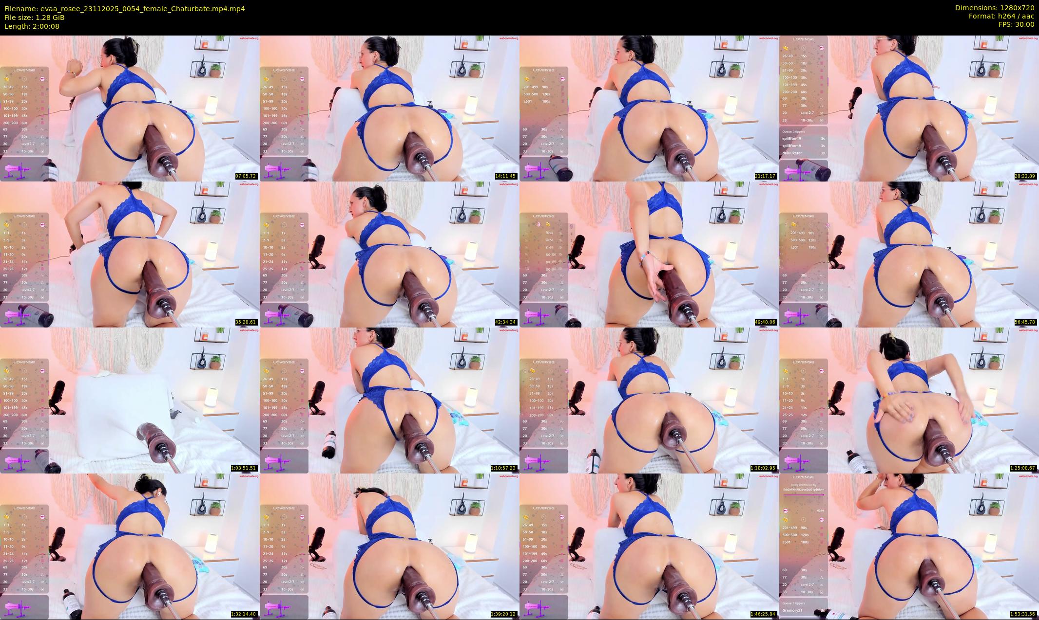 evaa_rosee — 121 minute Chaturbate female cam show recording, 720p, Nov 23, 2025