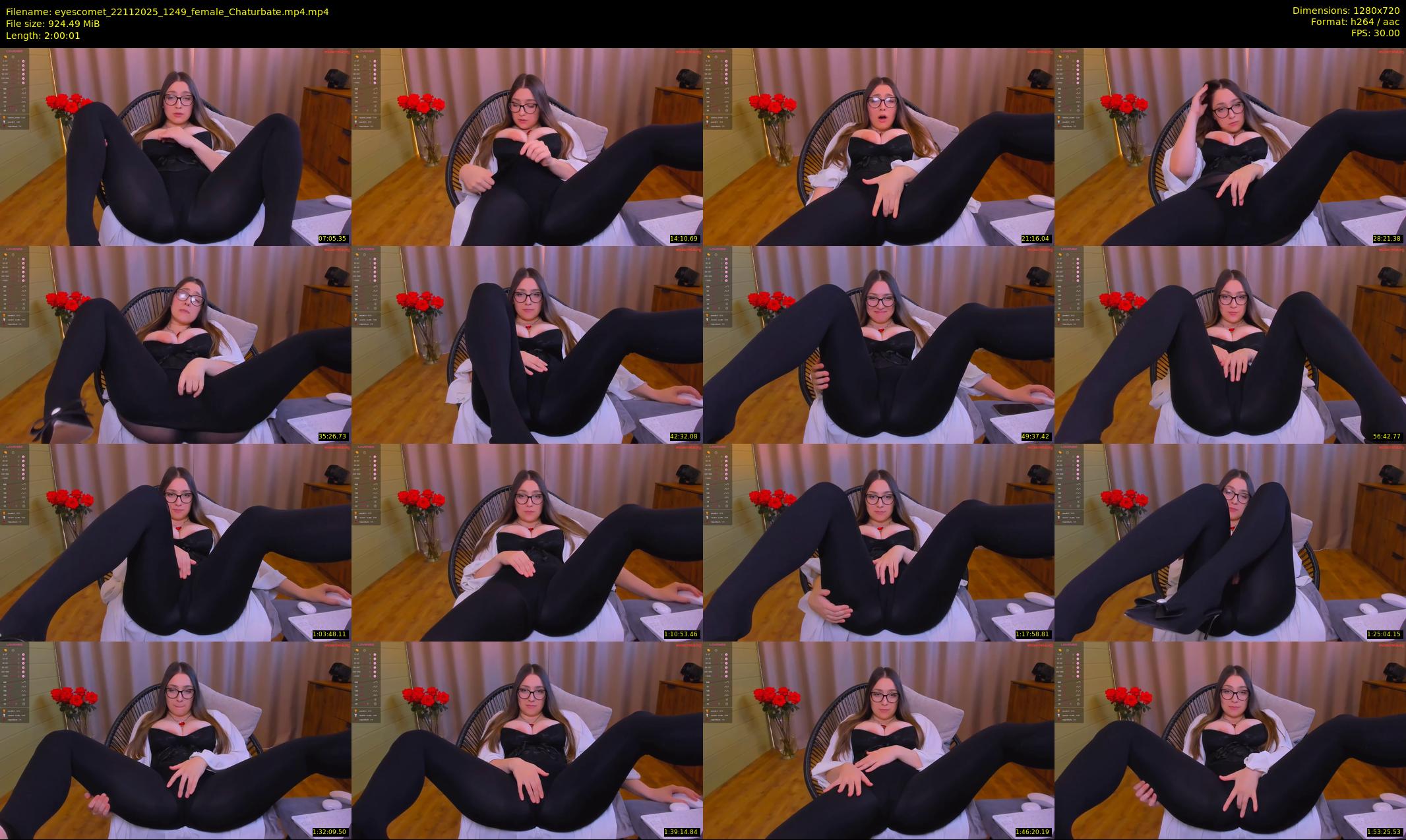 eyescomet — 121 minute Chaturbate female cam show recording, 720p, Nov 22, 2025