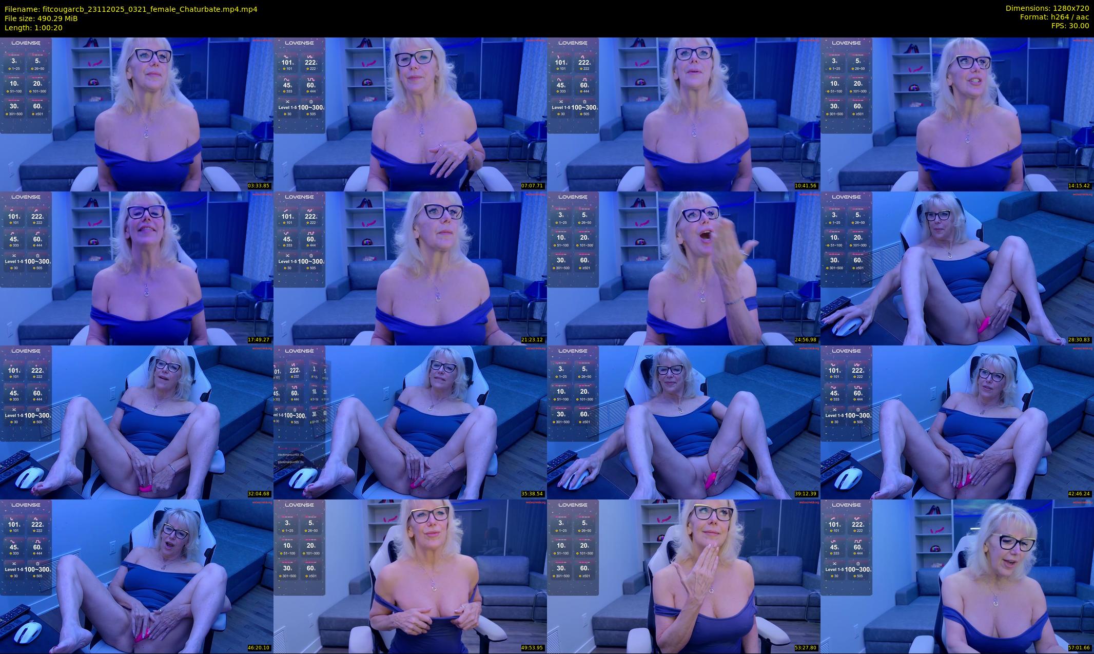 fitcougarcb — 61 minute Chaturbate female cam show recording, 720p, Nov 23, 2025