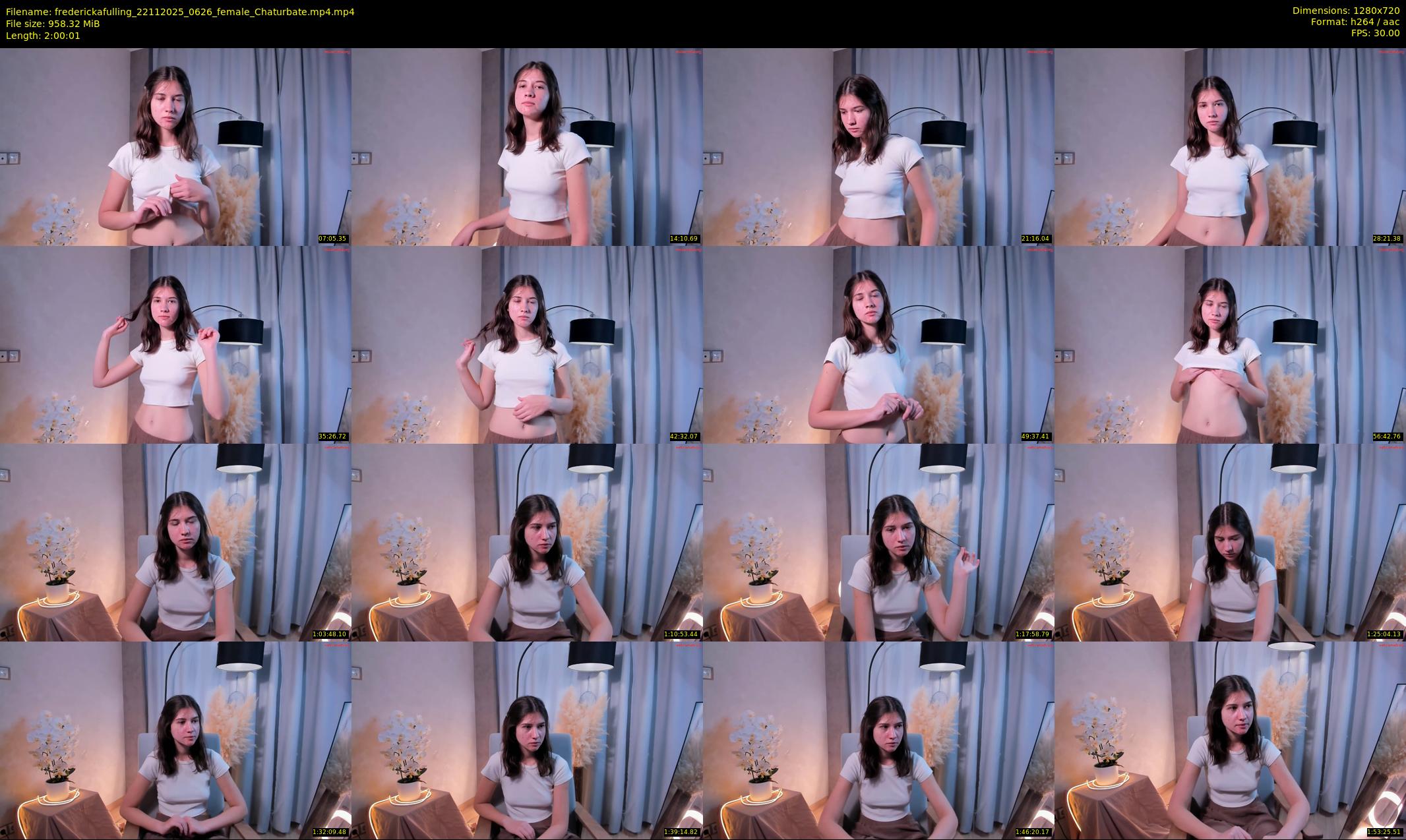frederickafulling — 121 minute Chaturbate female cam show recording, 720p, Nov 22, 2025