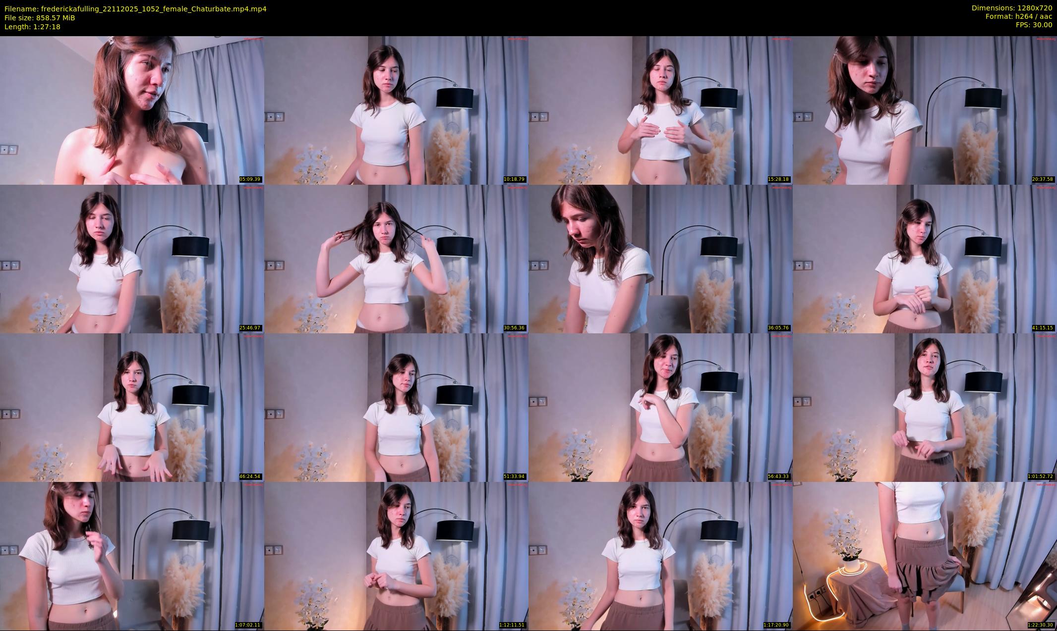 frederickafulling — 88 minute Chaturbate female cam show recording, 720p, Nov 22, 2025