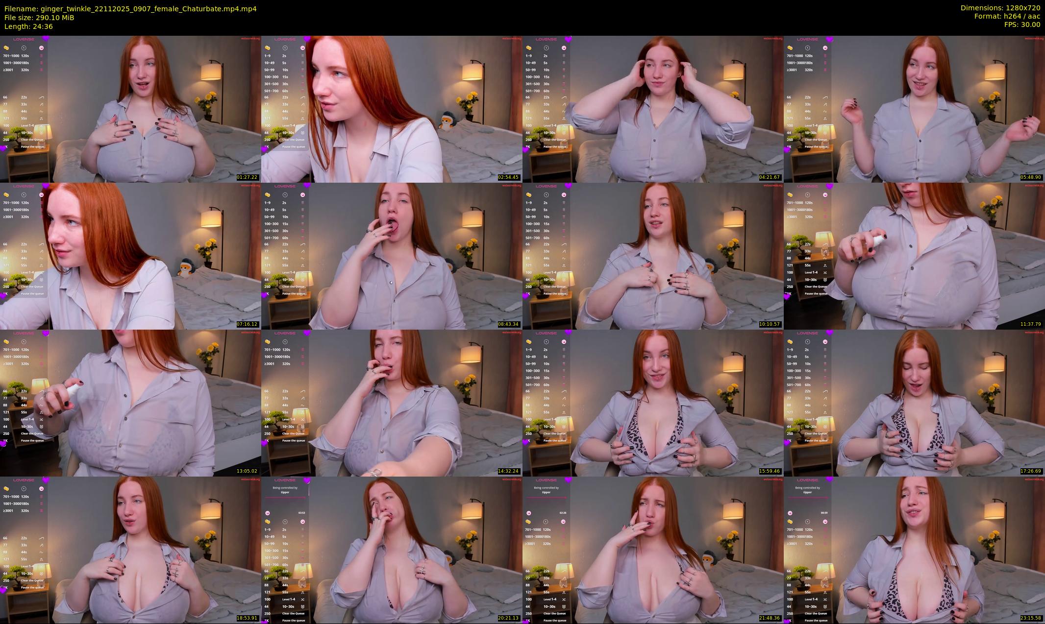 ginger_twinkle — 25 minute Chaturbate female cam show recording, 720p, Nov 22, 2025