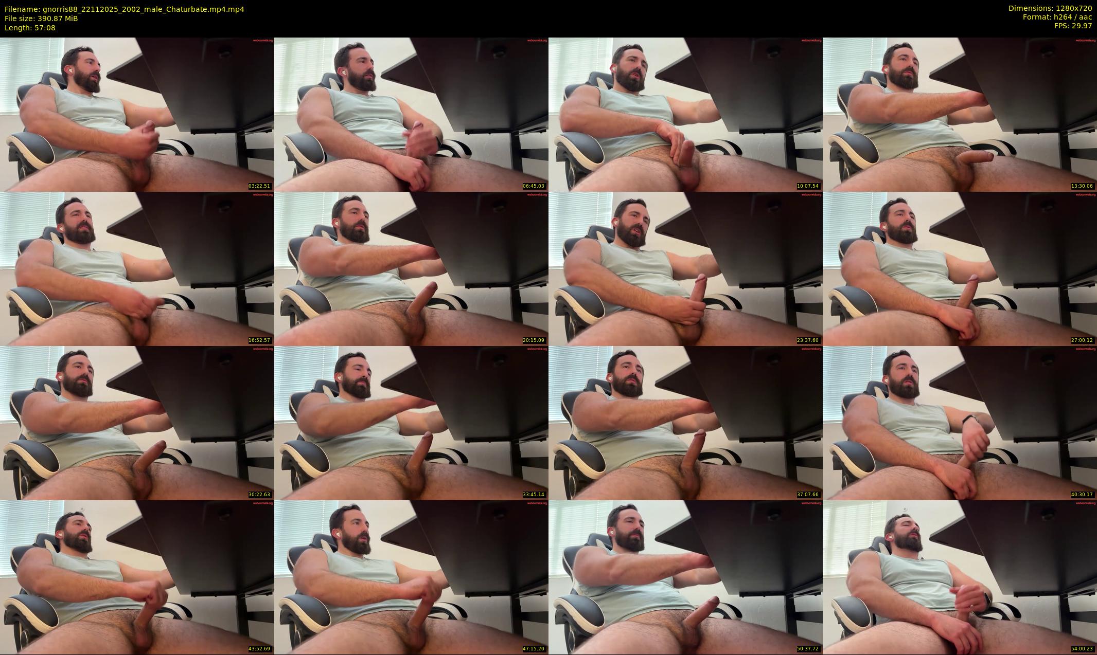gnorris88 — 58 minute Chaturbate male cam show recording, 720p, Nov 22, 2025