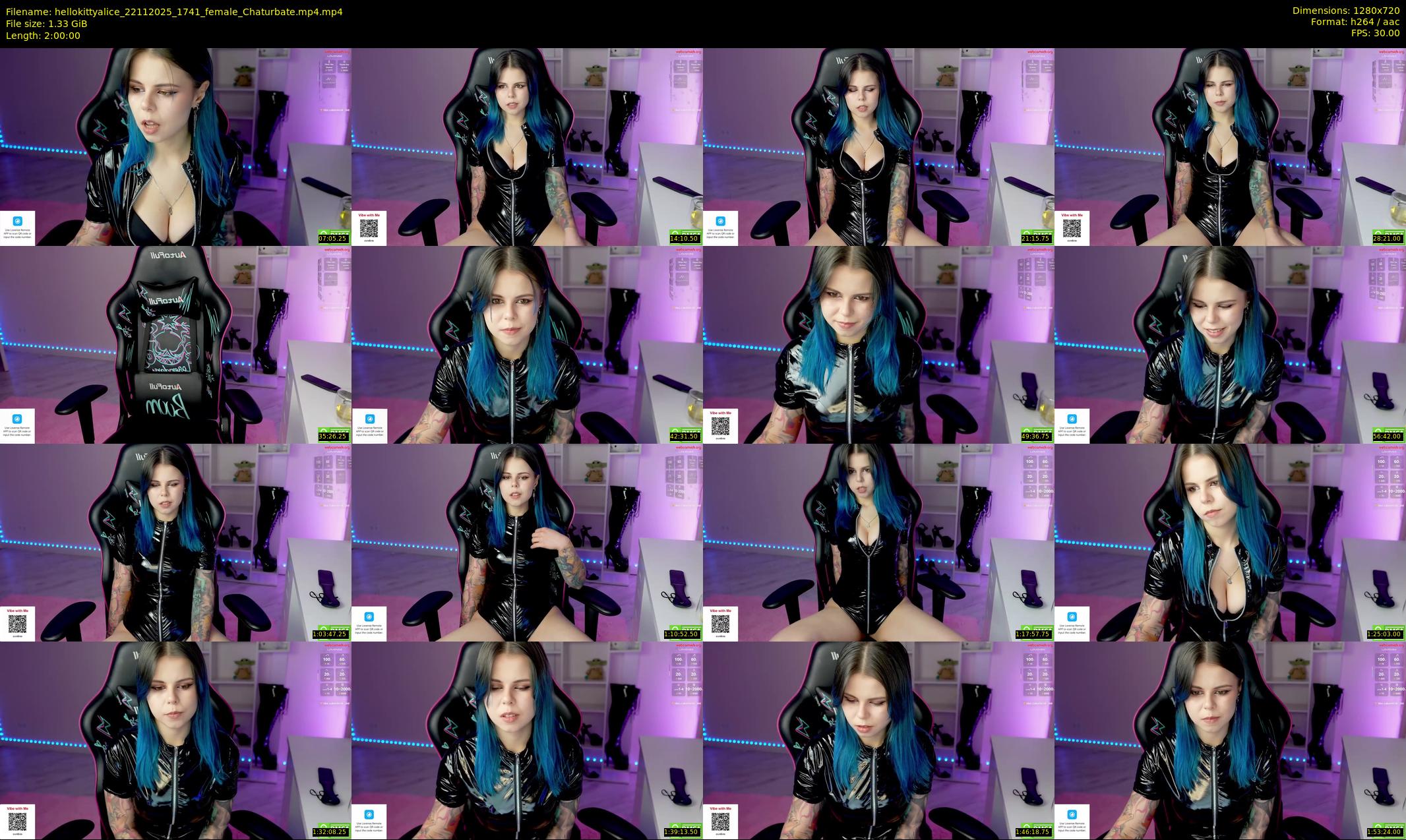 hellokittyalice — 120 minute Chaturbate female cam show recording, 720p, Nov 22, 2025