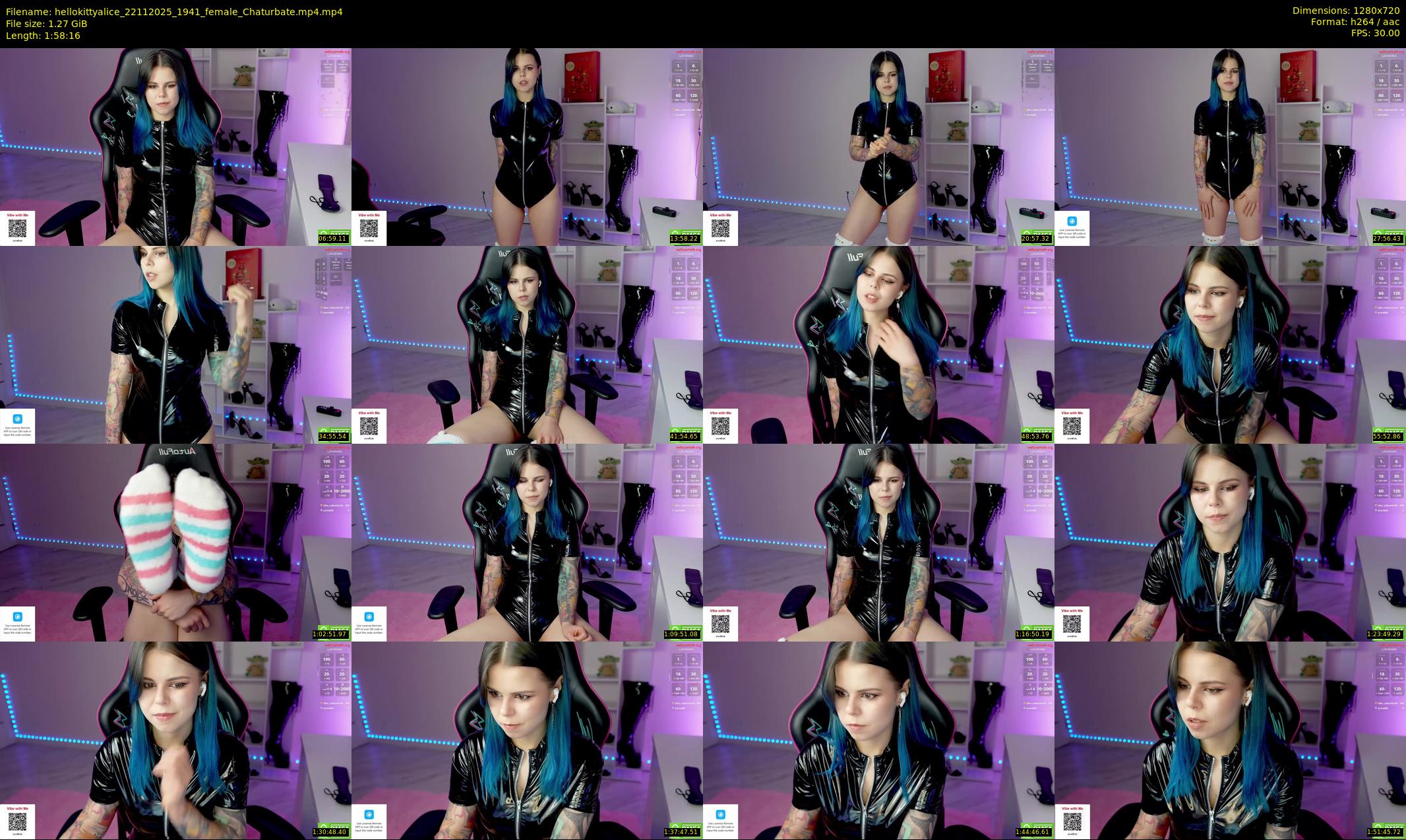 hellokittyalice — 119 minute Chaturbate female cam show recording, 720p, Nov 22, 2025