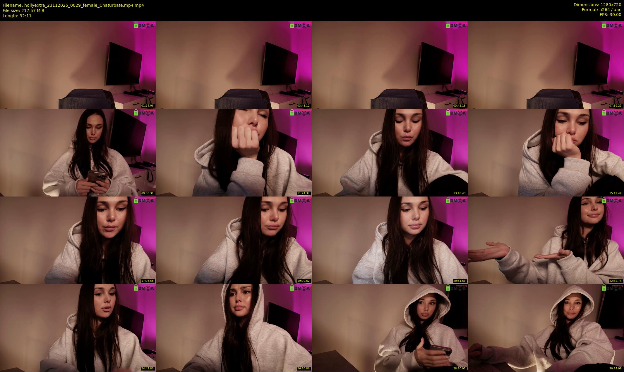 hollyextra — 33 minute Chaturbate female cam show recording, 720p, Nov 23, 2025