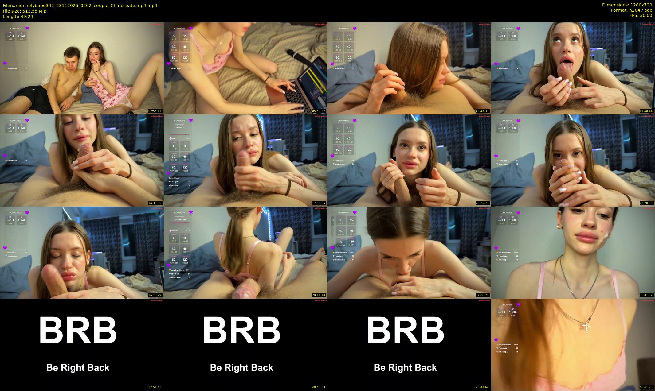 holybabe342 — 50 minute Chaturbate couple cam show recording, 720p, Nov 23, 2025
