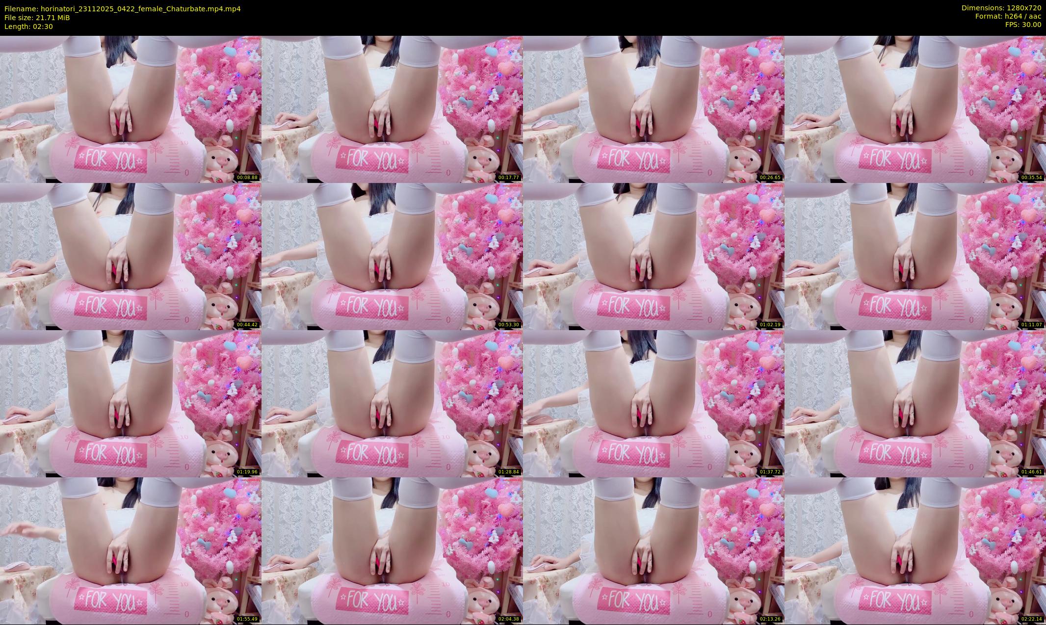 horinatori — 3 minute Chaturbate female cam show recording, 720p, Nov 23, 2025