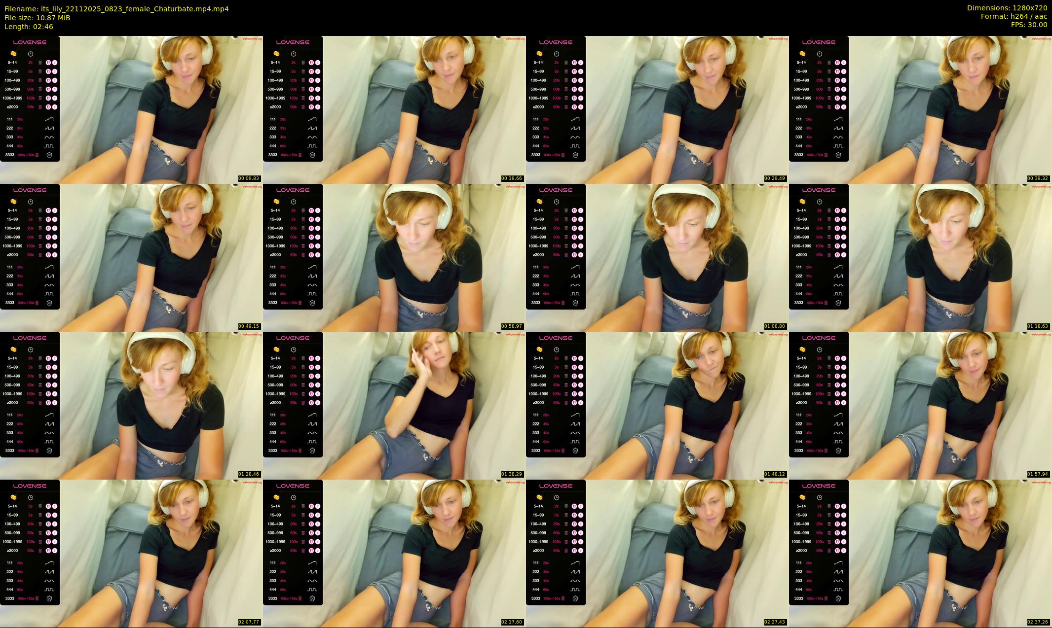 its_lily — 3 minute Chaturbate female cam show recording, 720p, Nov 22, 2025