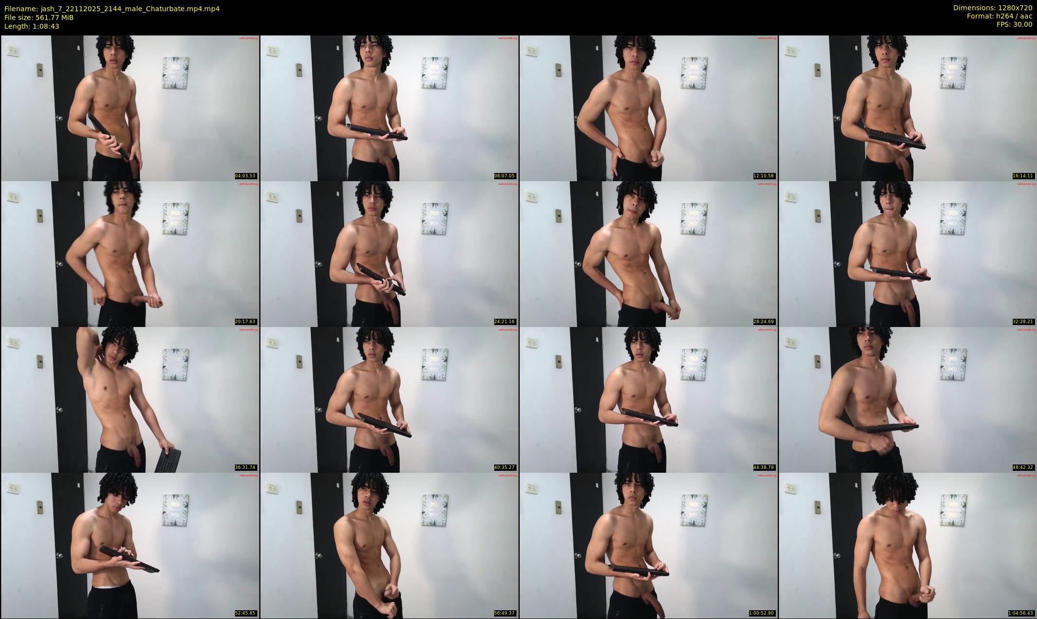 jash_7 — 69 minute Chaturbate male cam show recording, 720p, Nov 22, 2025