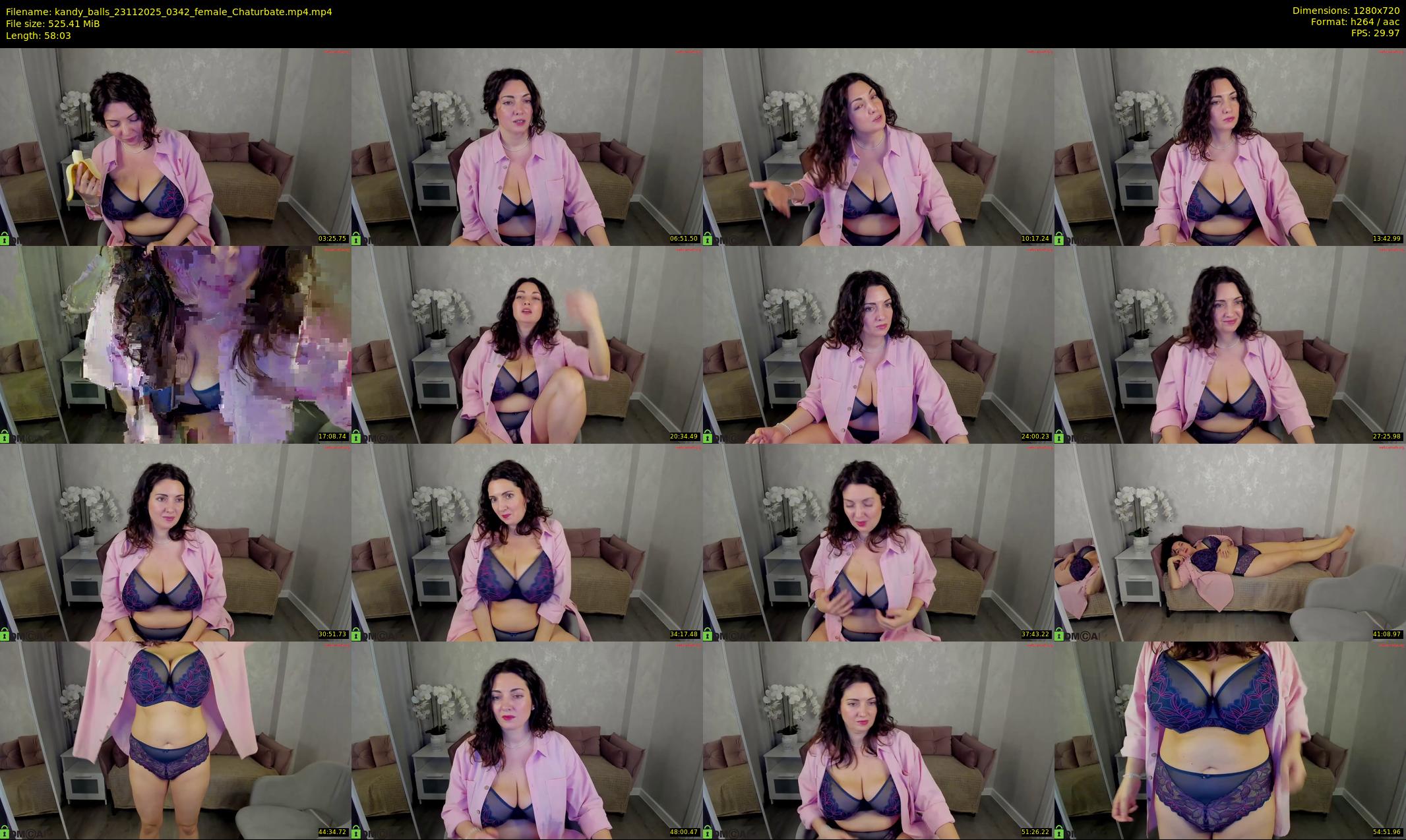 kandy_balls — 59 minute Chaturbate female cam show recording, 720p, Nov 23, 2025