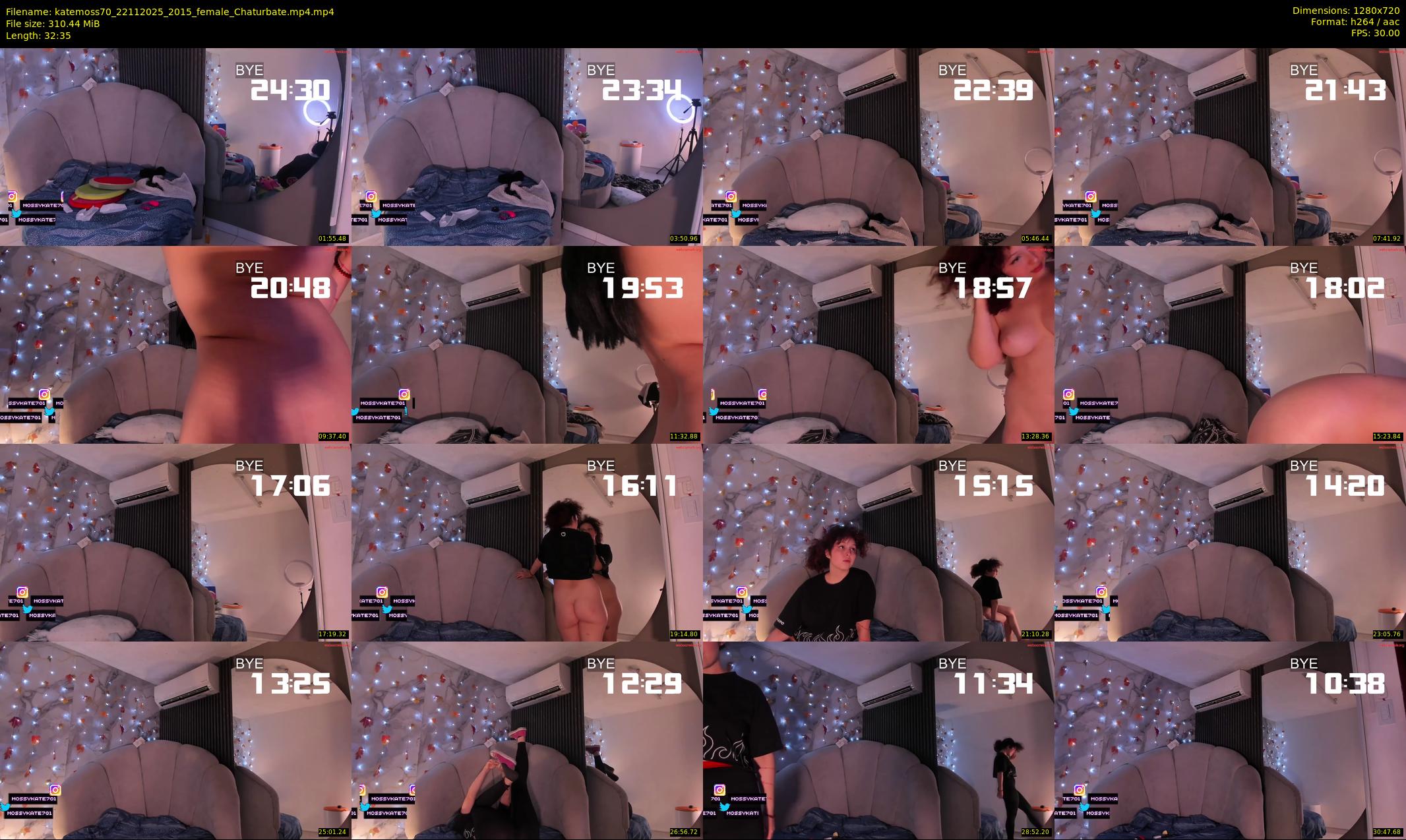 katemoss70 — 33 minute Chaturbate female cam show recording, 720p, Nov 22, 2025