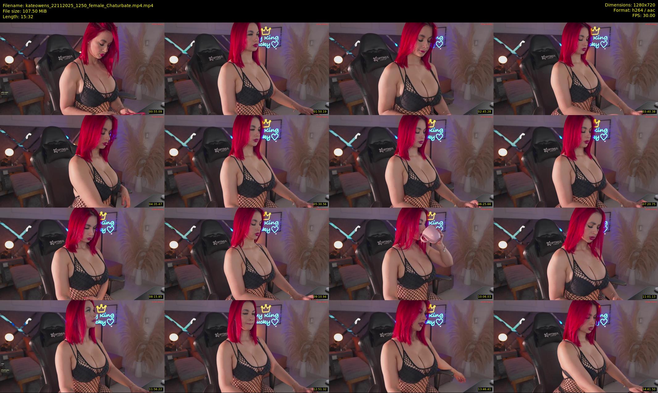 kateowens — 16 minute Chaturbate female cam show recording, 720p, Nov 22, 2025