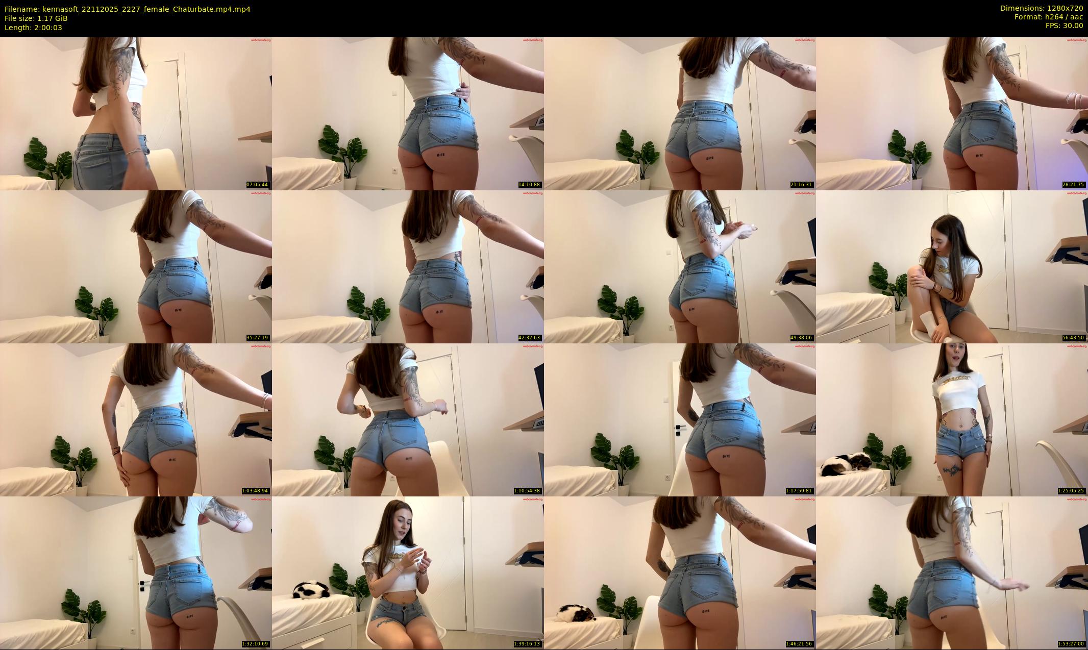 kennasoft — 121 minute Chaturbate female cam show recording, 720p, Nov 22, 2025
