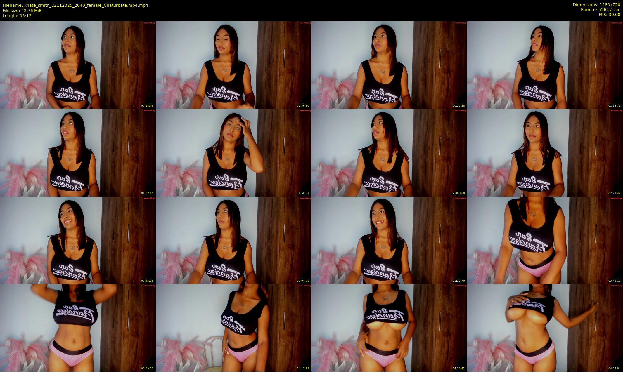 khate_smith — 6 minute Chaturbate female cam show recording, 720p, Nov 22, 2025
