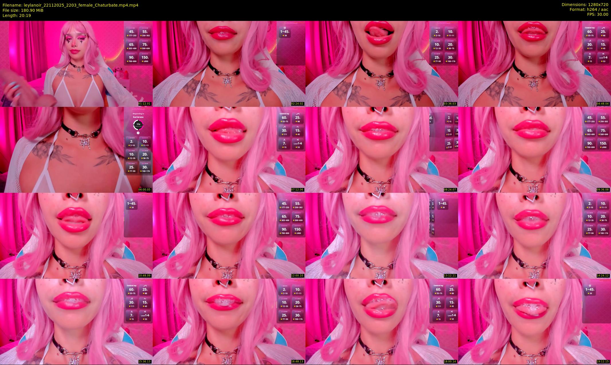 leylanoir — 21 minute Chaturbate female cam show recording, 720p, Nov 22, 2025