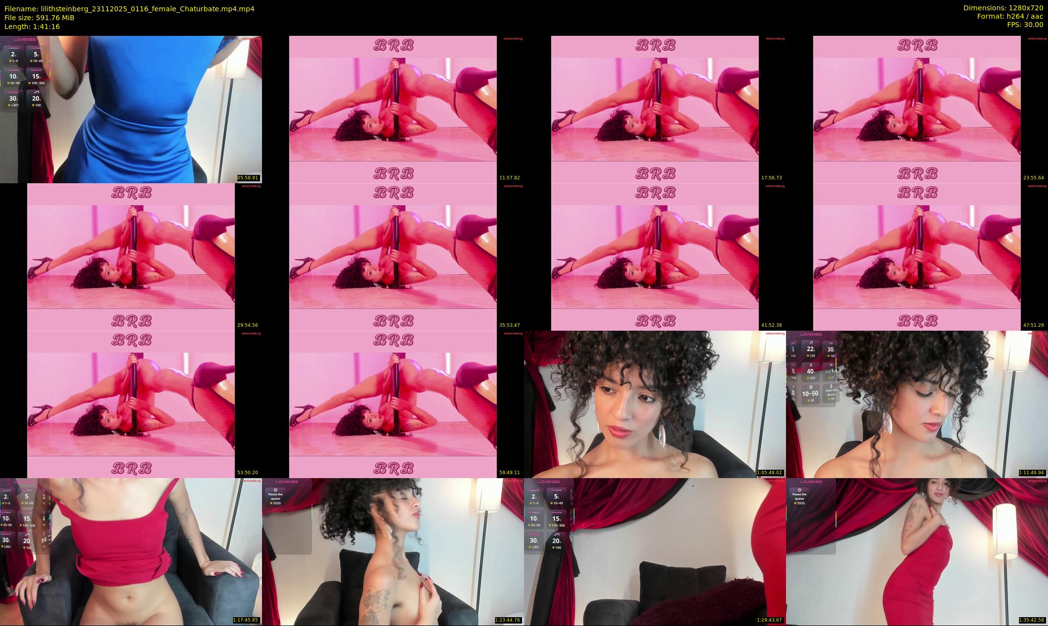 lilithsteinberg — 102 minute Chaturbate female cam show recording, 720p, Nov 23, 2025