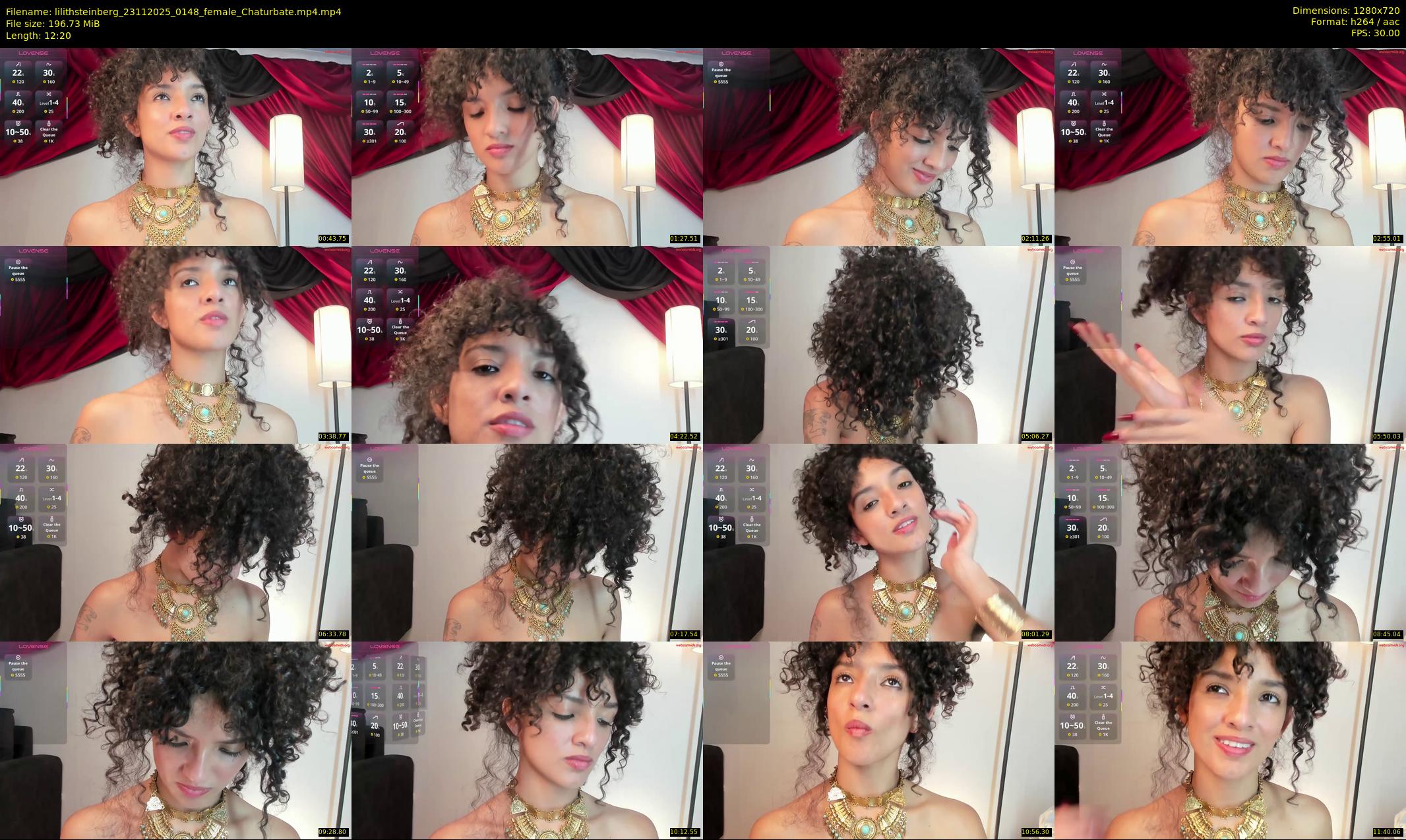 lilithsteinberg — 13 minute Chaturbate female cam show recording, 720p, Nov 23, 2025