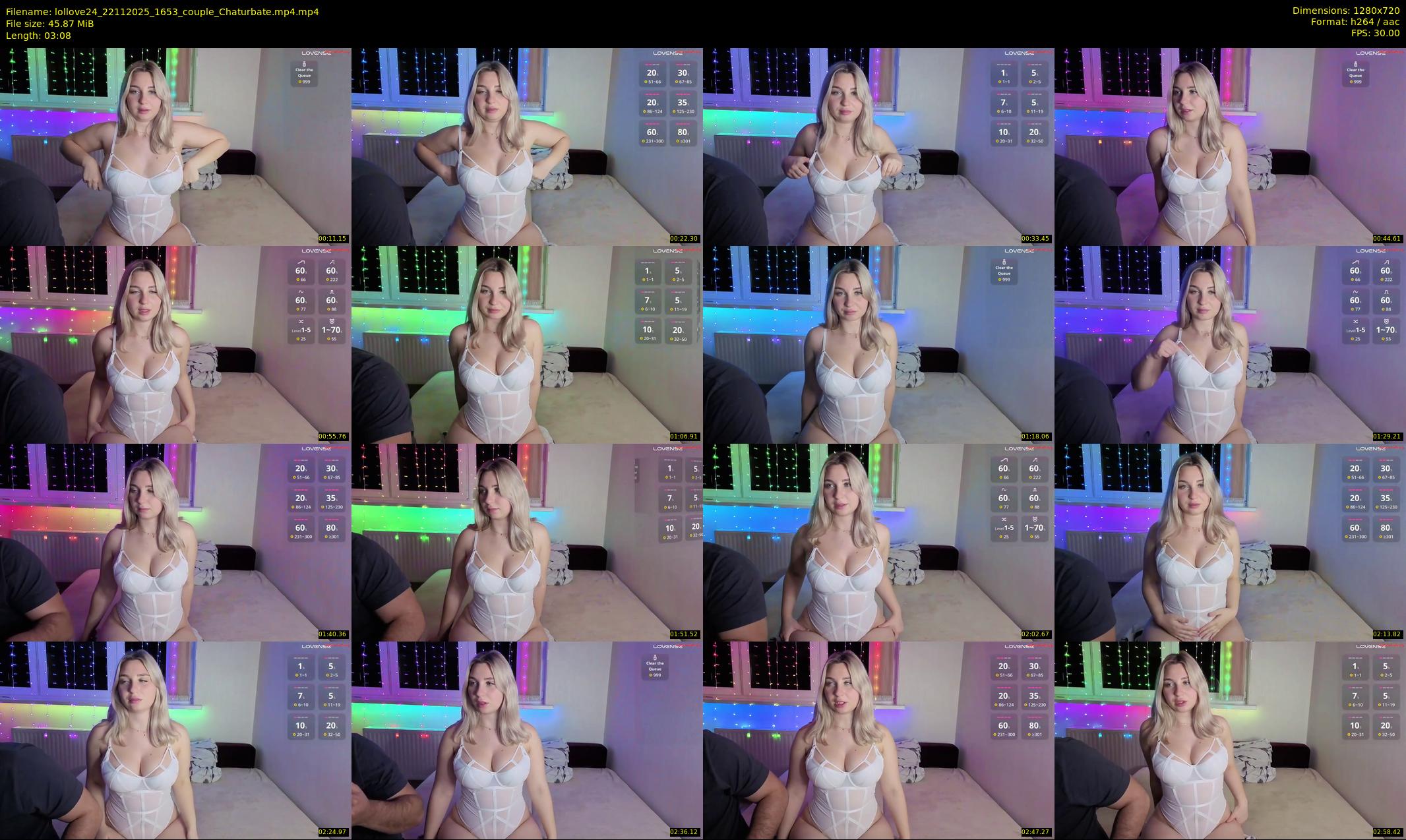 lollove24 — 4 minute Chaturbate couple cam show recording, 720p, Nov 22, 2025