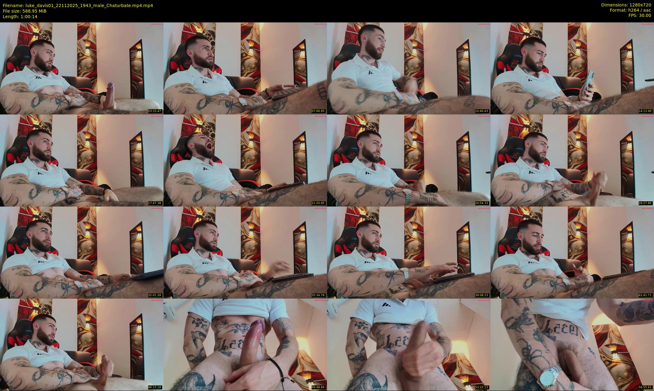 luke_davis01 — 61 minute Chaturbate male cam show recording, 720p, Nov 22, 2025