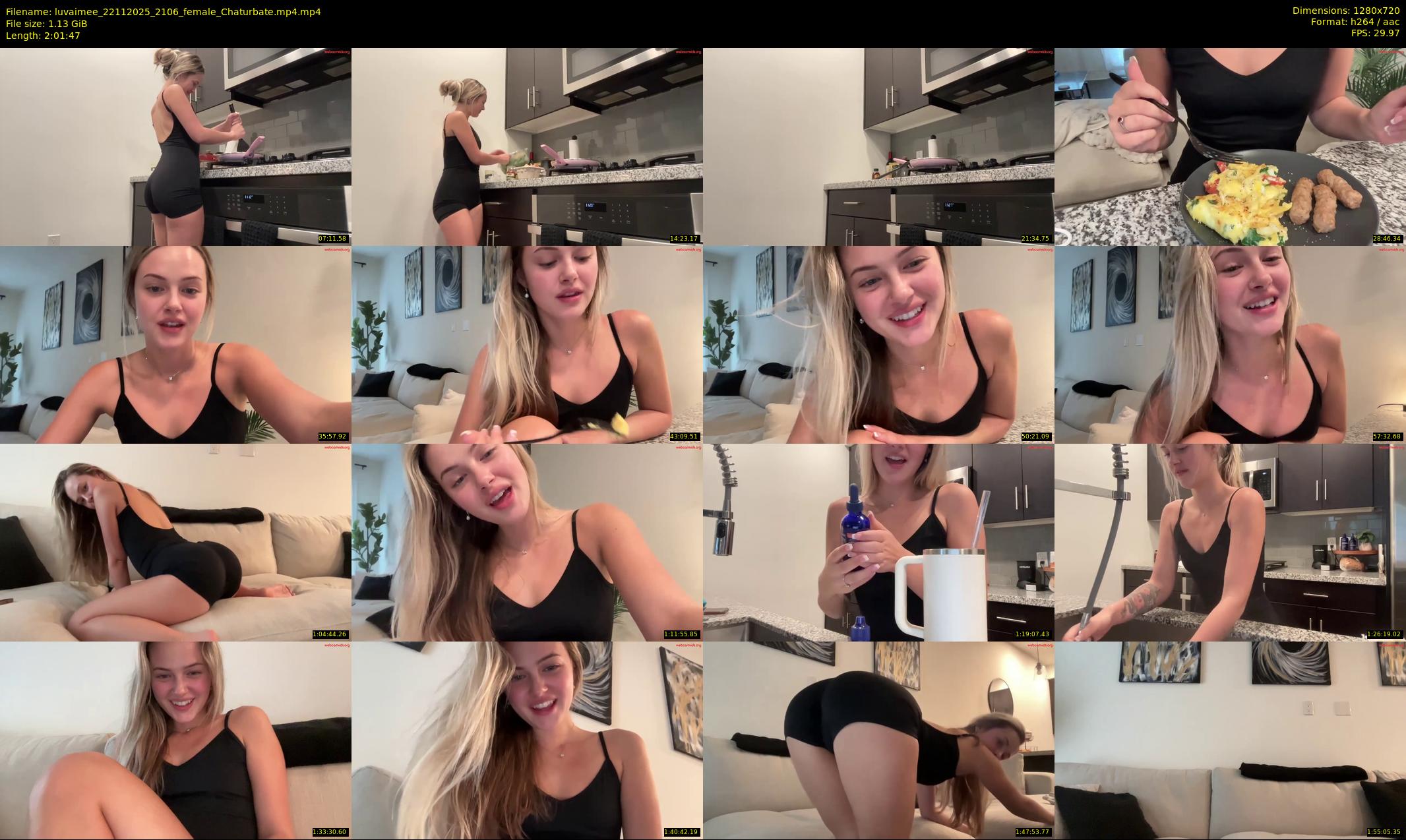 luvaimee — 122 minute Chaturbate female cam show recording, 720p, Nov 22, 2025
