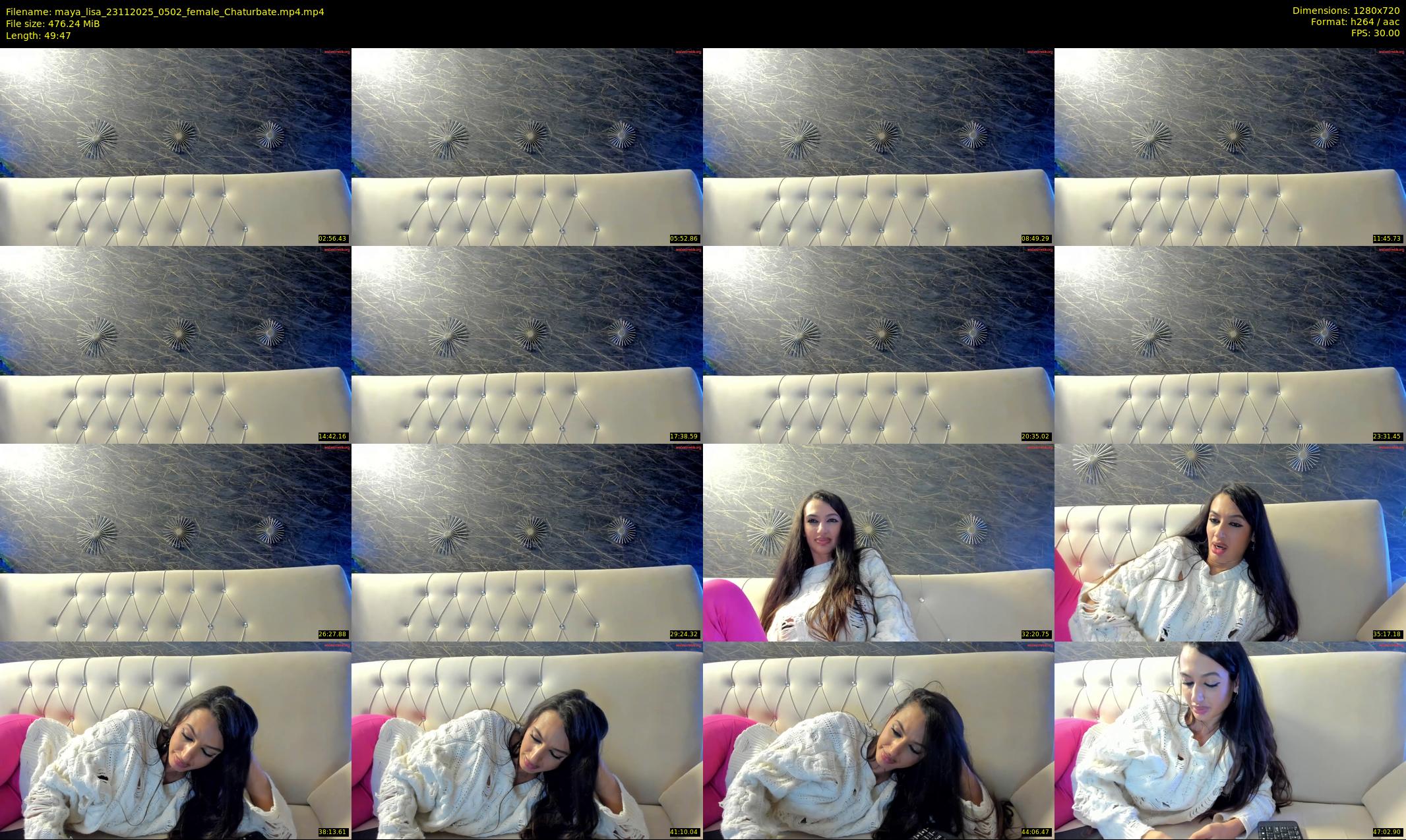 maya_lisa — 50 minute Chaturbate female cam show recording, 720p, Nov 23, 2025