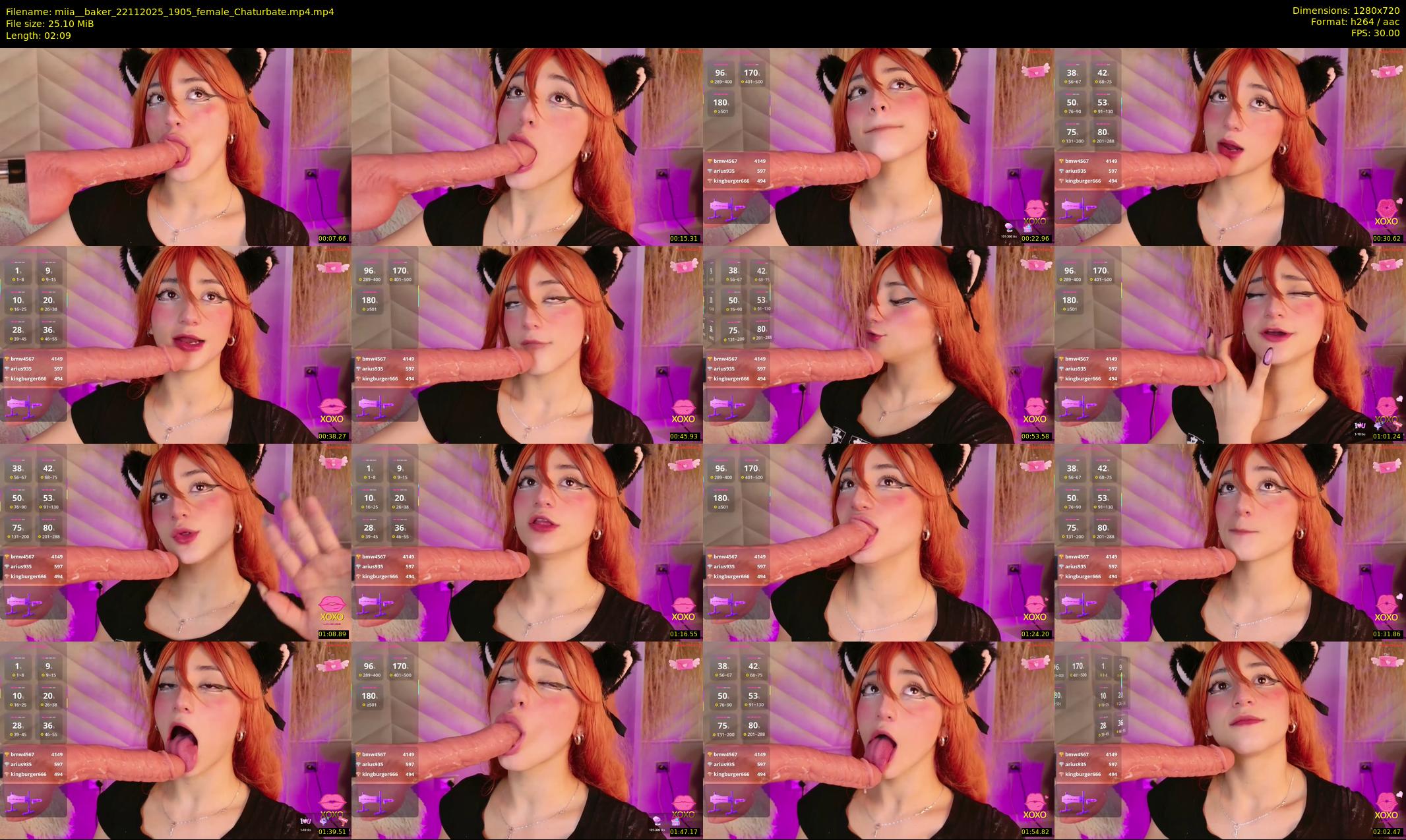 miia__baker — 3 minute Chaturbate female cam show recording, 720p, Nov 22, 2025