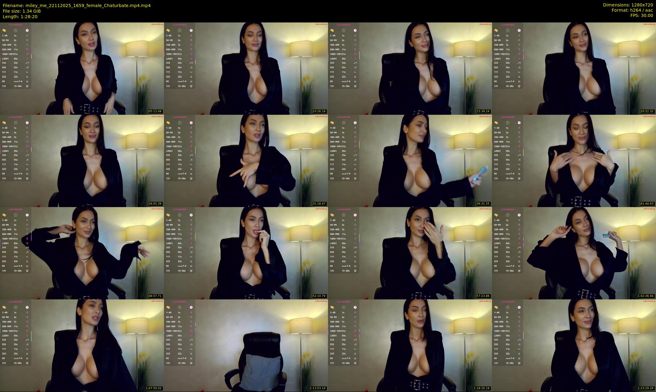 miley_me — 89 minute Chaturbate female cam show recording, 720p, Nov 22, 2025