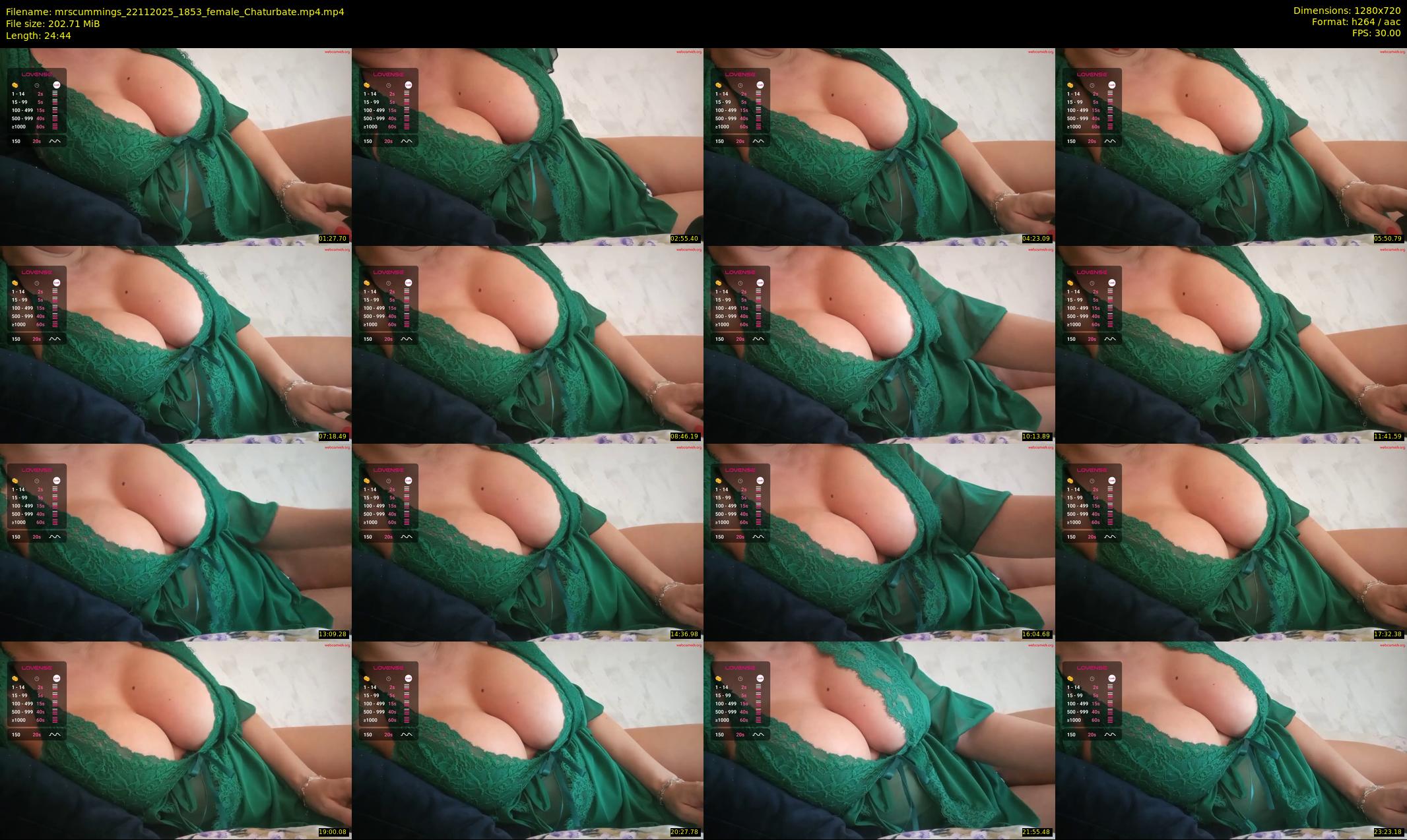 mrscummings — 25 minute Chaturbate female cam show recording, 720p, Nov 22, 2025