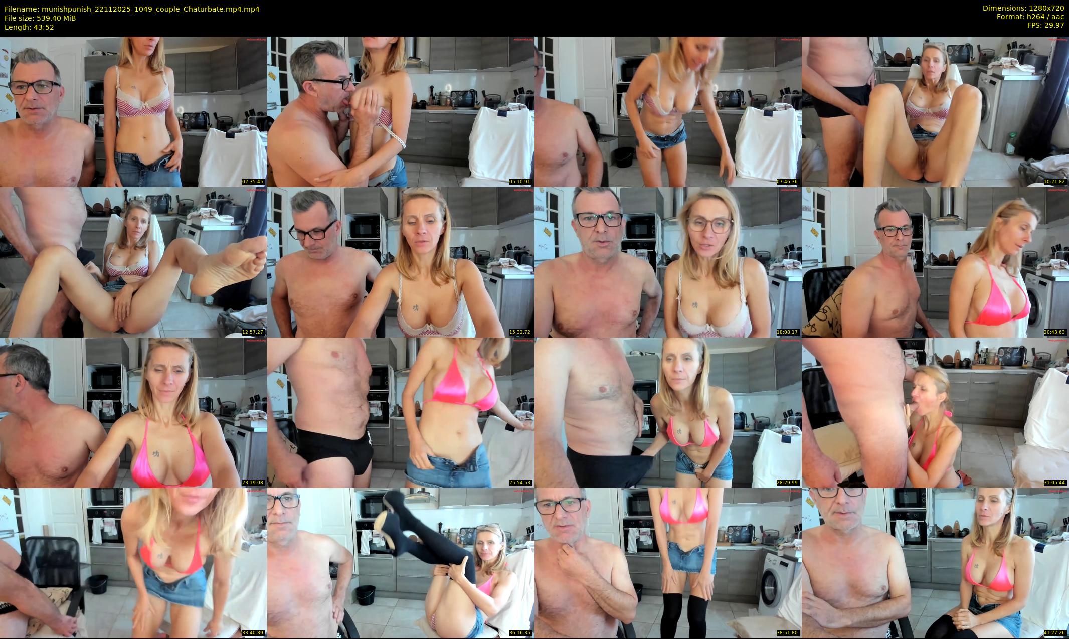 munishpunish — 44 minute Chaturbate couple cam show recording, 720p, Nov 22, 2025
