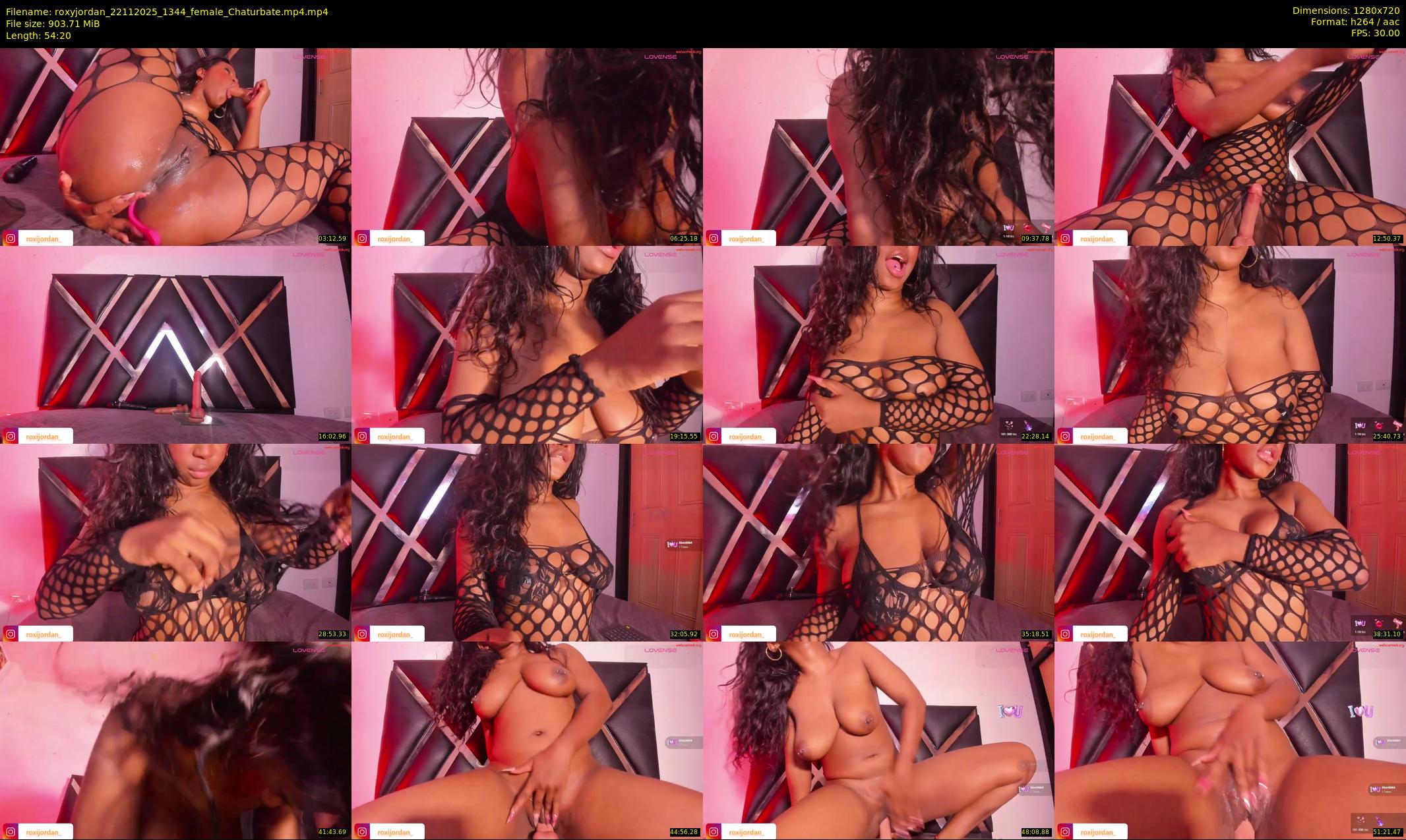 roxyjordan — 55 minute Chaturbate female cam show recording, 720p, Nov 22, 2025