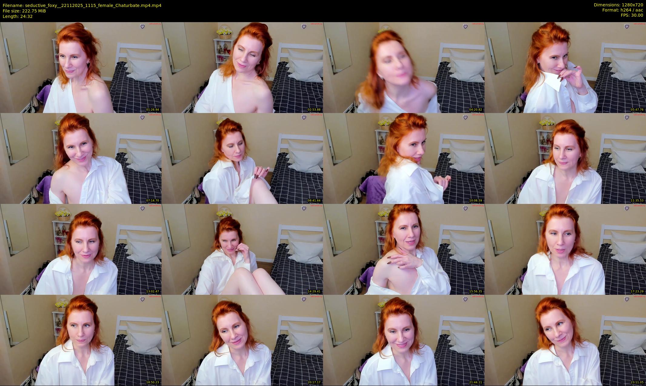 seductive_foxy_ — 25 minute Chaturbate female cam show recording, 720p, Nov 22, 2025