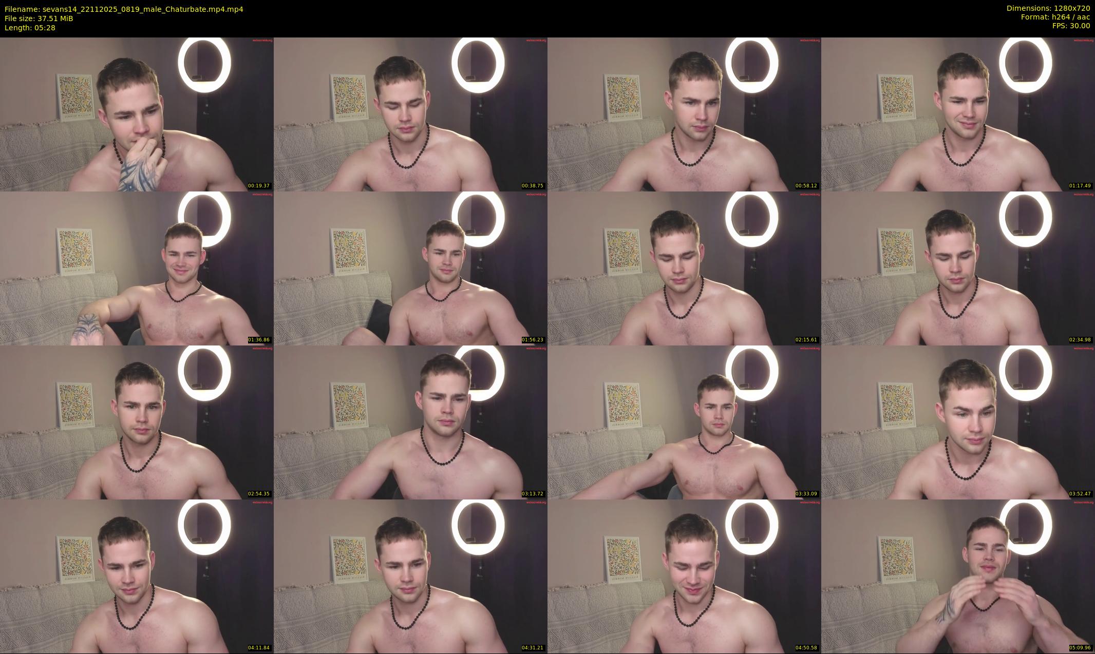 sevans14 — 6 minute Chaturbate male cam show recording, 720p, Nov 22, 2025