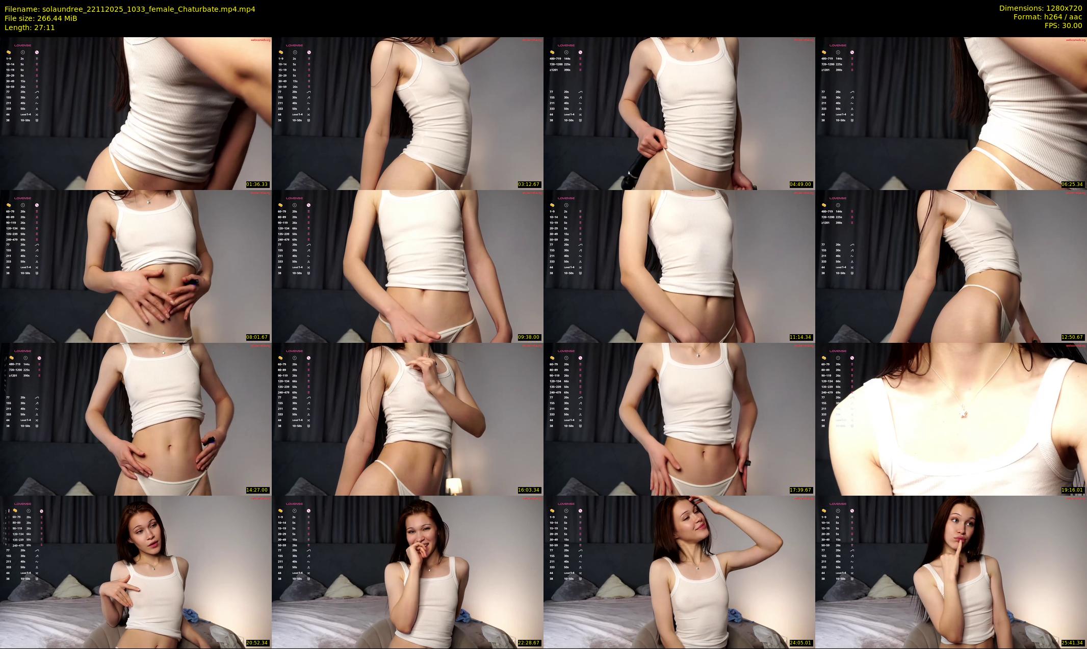 solaundree — 28 minute Chaturbate female cam show recording, 720p, Nov 22, 2025