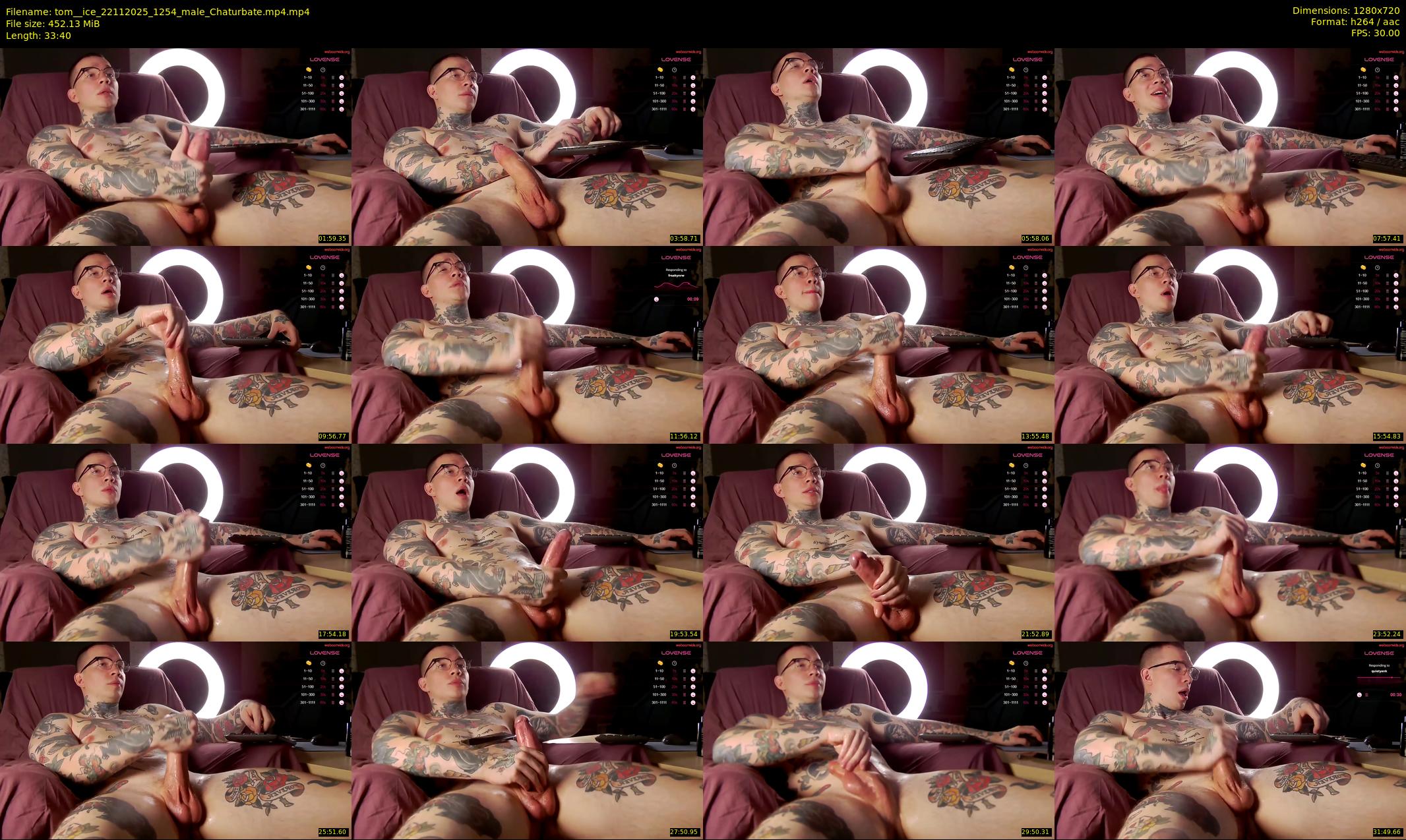 tom__ice — 34 minute Chaturbate male cam show recording, 720p, Nov 22, 2025