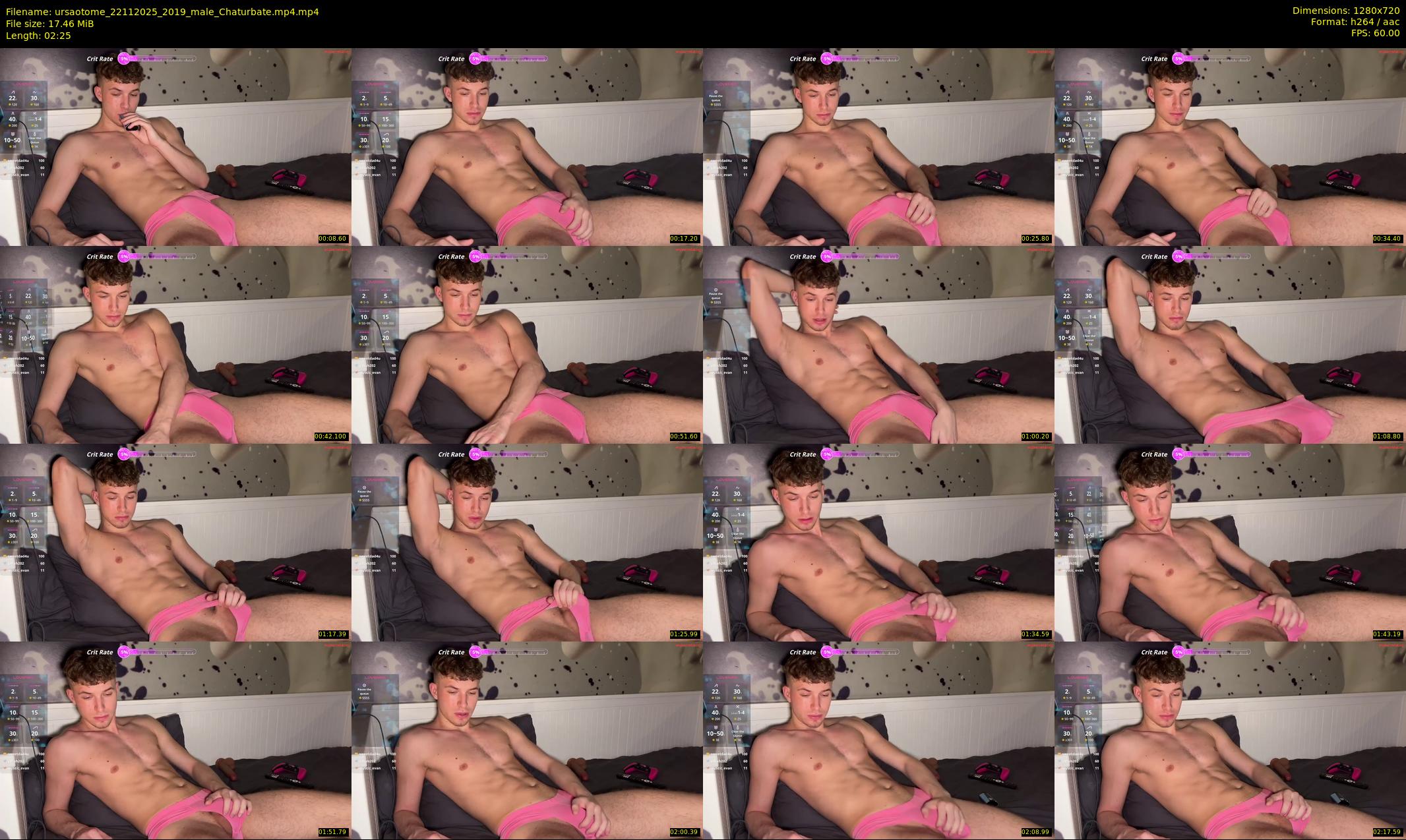 ursaotome — 3 minute Chaturbate male cam show recording, 720p, Nov 22, 2025