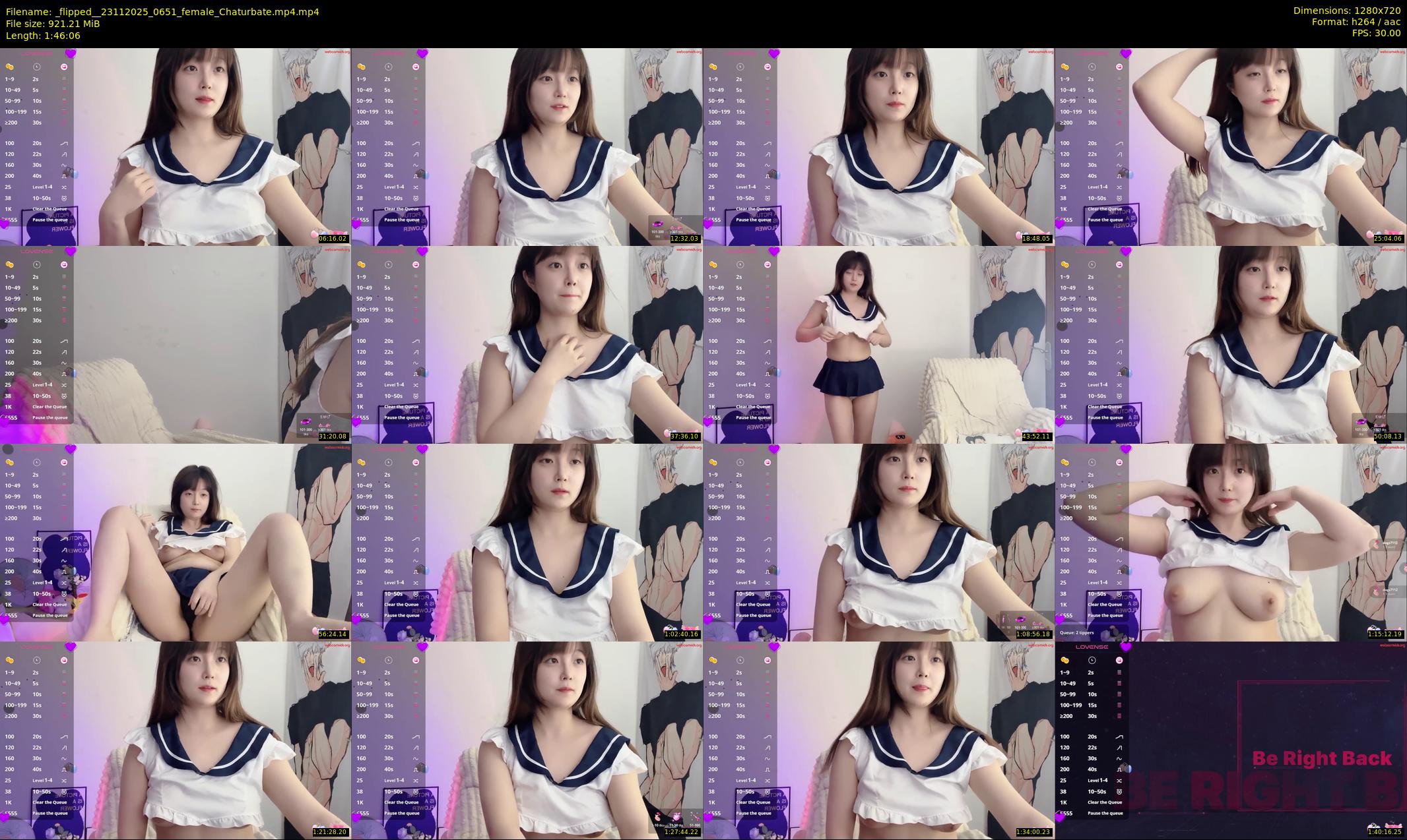 _flipped_ — 107 minute Chaturbate female cam show recording, 720p, Nov 23, 2025