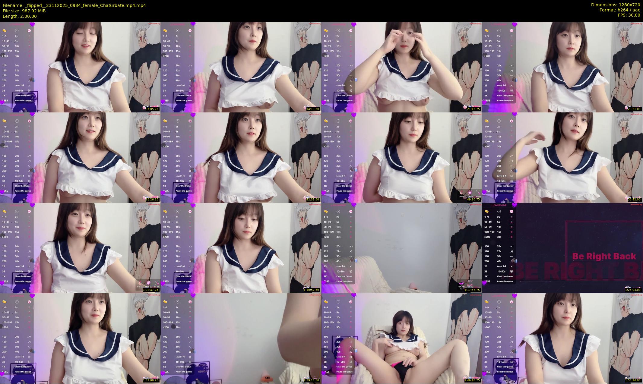 _flipped_ — 120 minute Chaturbate female cam show recording, 720p, Nov 23, 2025